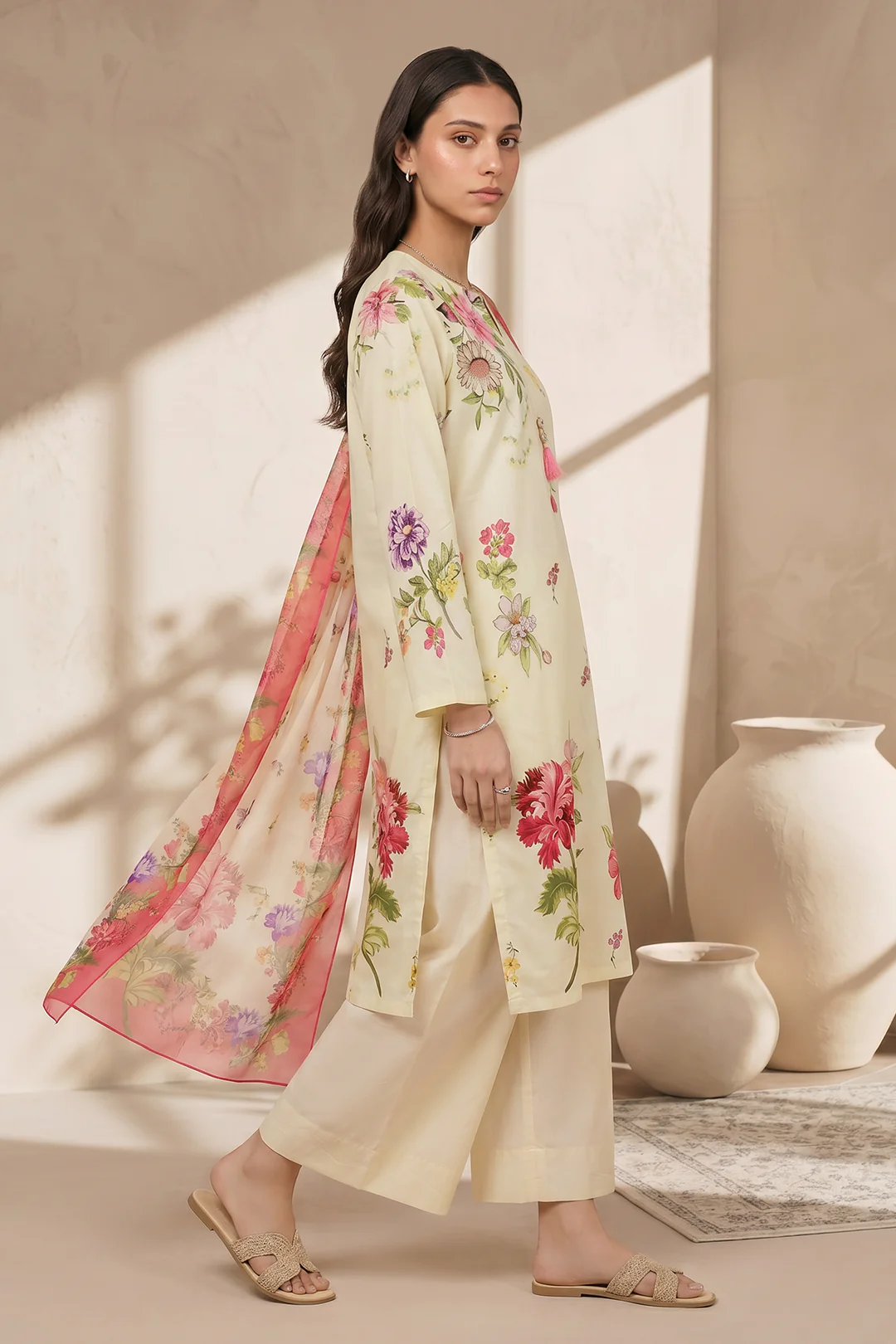 Kurta Dupatta - 2409 - Image 4