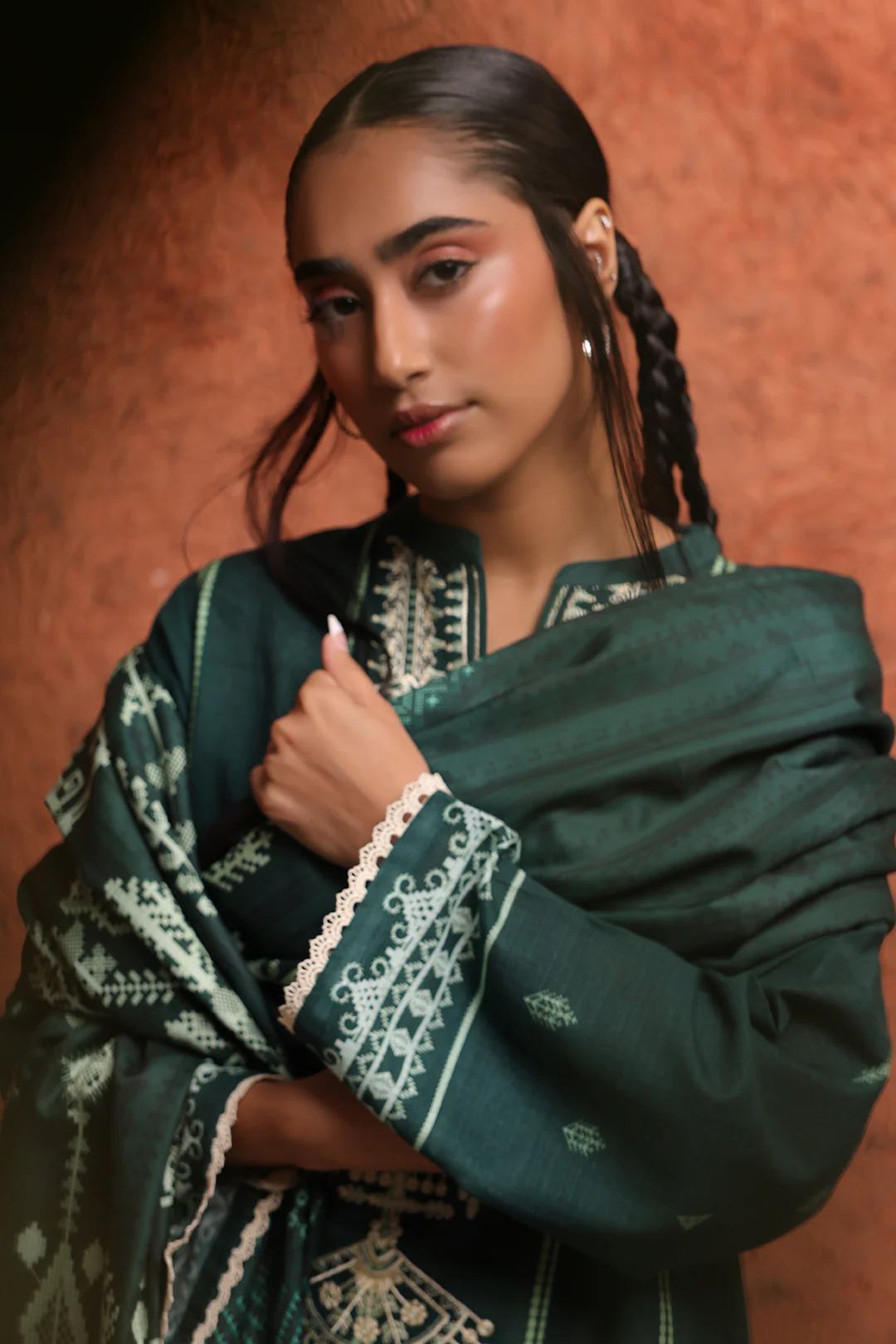 Kurta Shawl- 1452 - Image 5