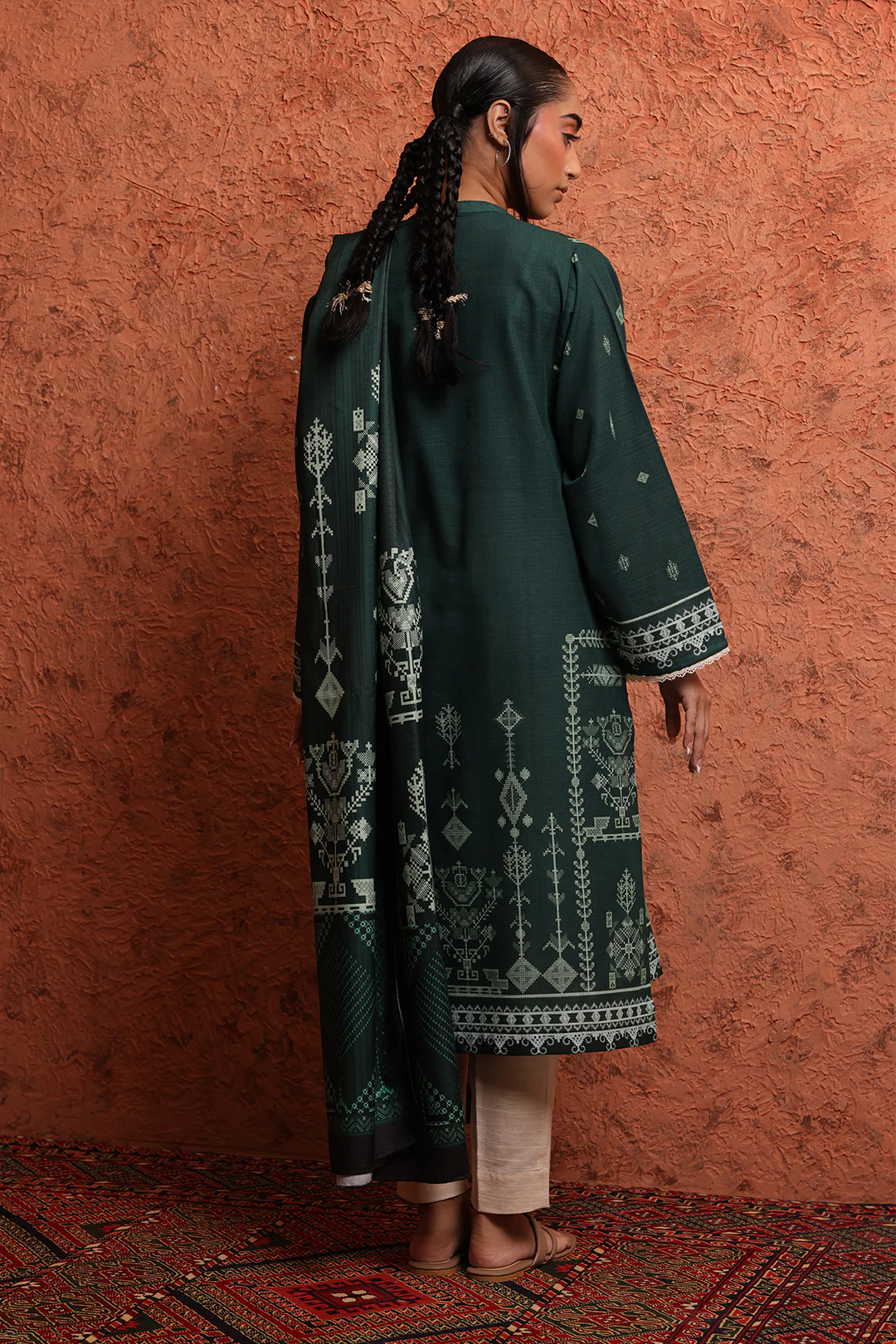 Kurta Shawl- 1452 - Image 6