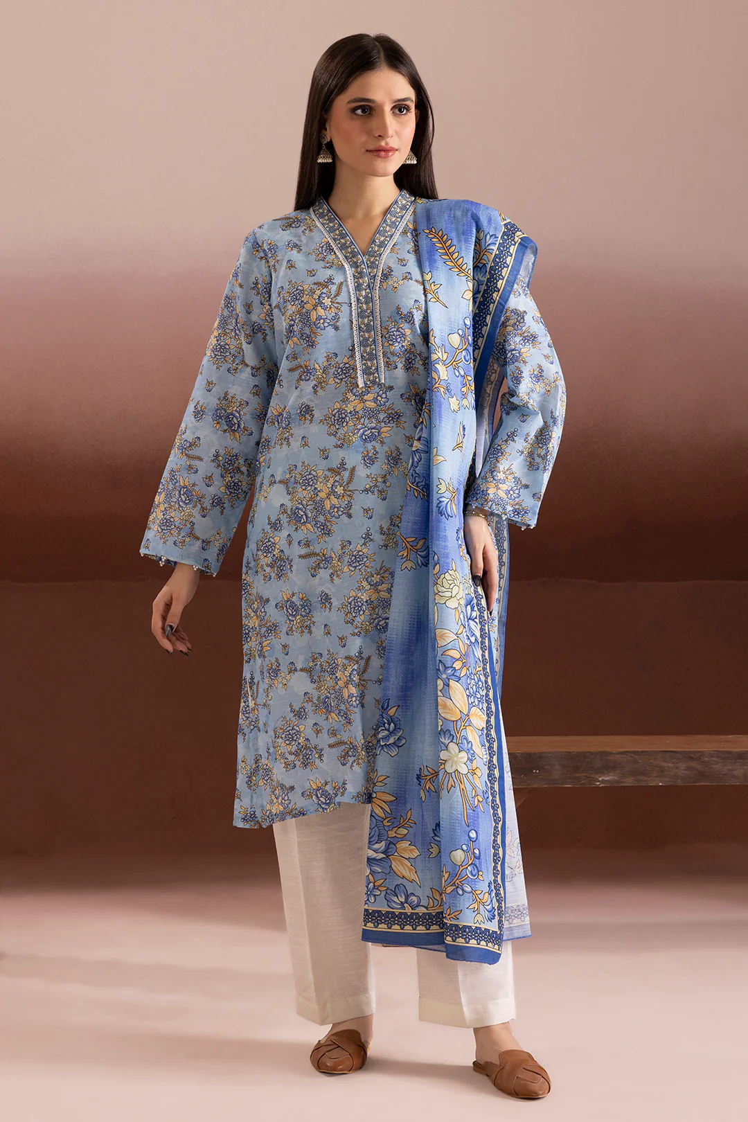 Kurta Dupatta - 2667 - Image 3
