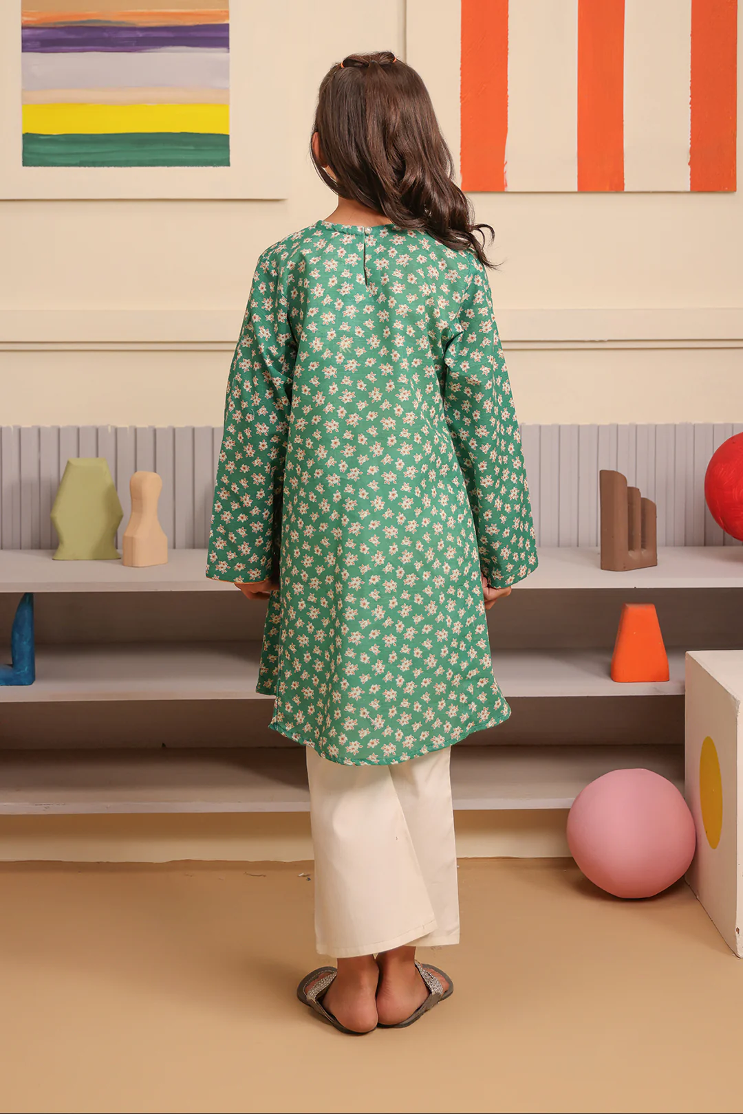 Embroidered Kurta - 1701 - Image 4