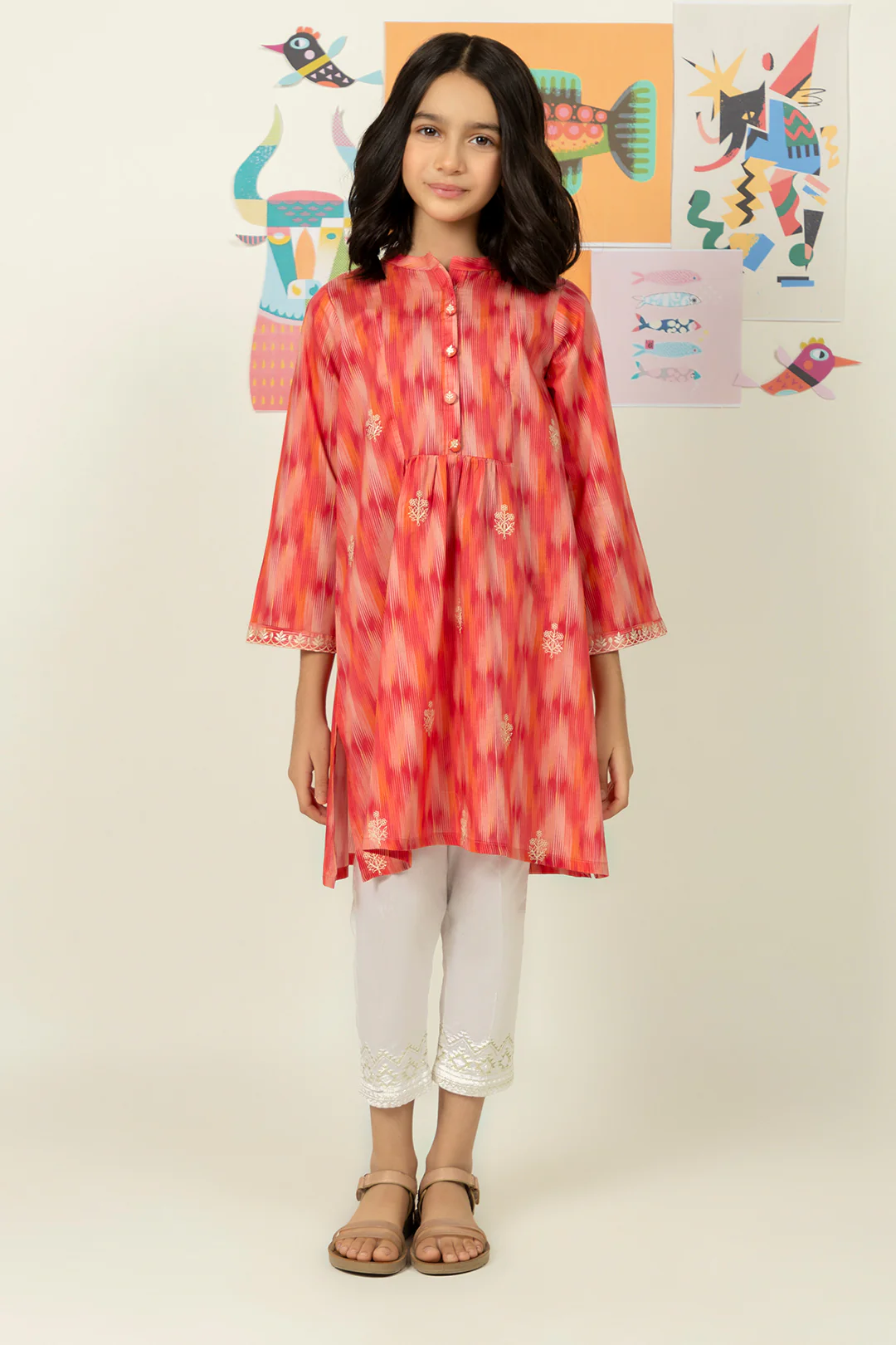 Embroidered  Kurta - 1314