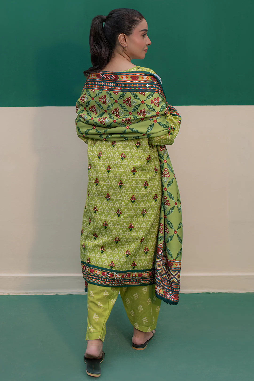 Kurta Shawl Trouser - 2943 - Image 6