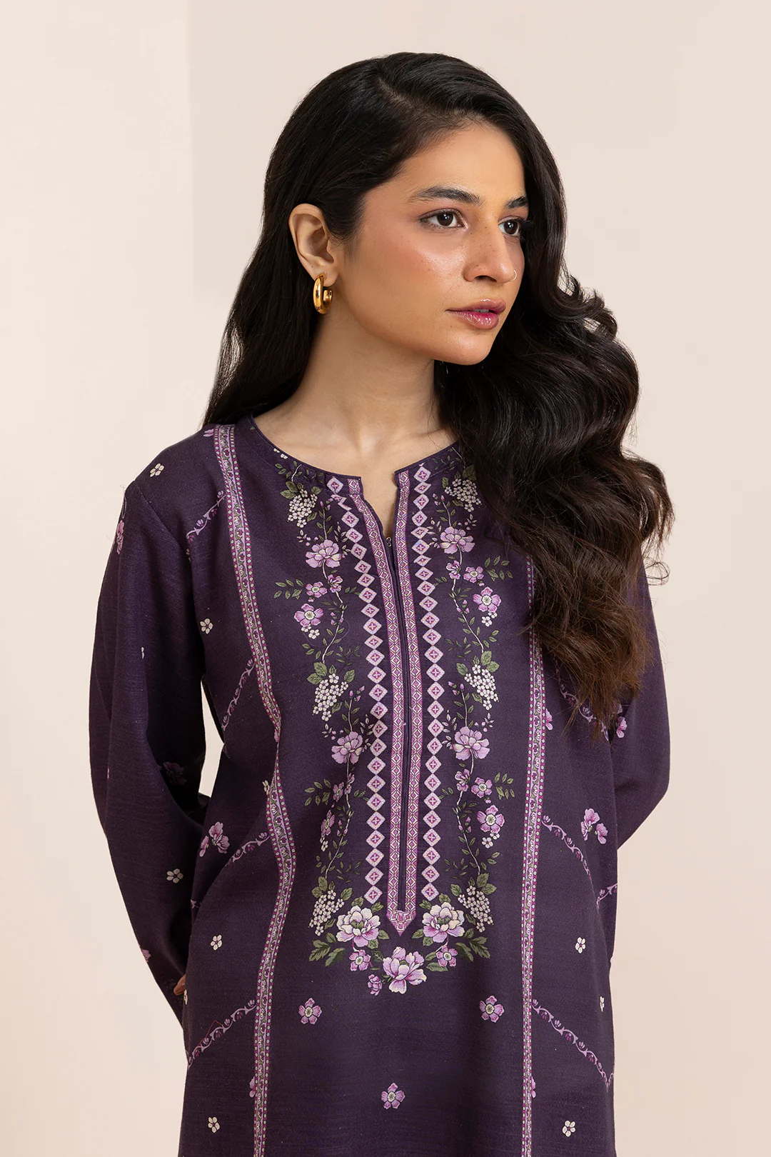 Kurta Shawl Trouser - 2872 - Image 3