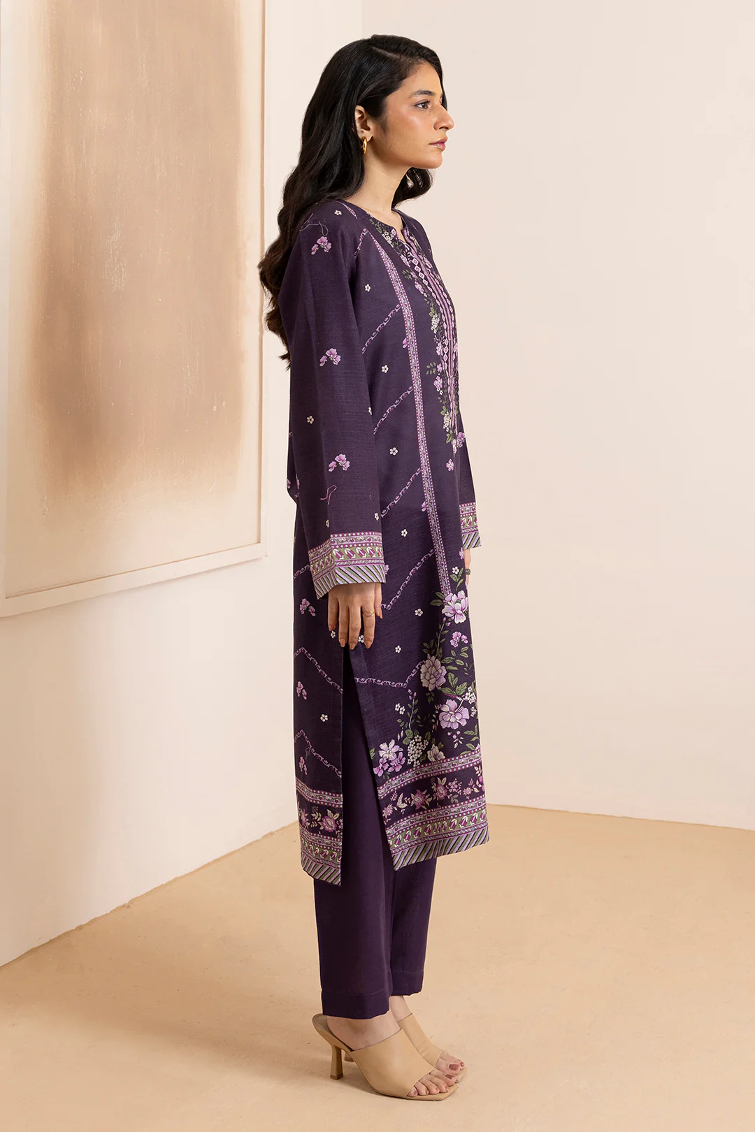Kurta Shawl Trouser - 2872 - Image 7