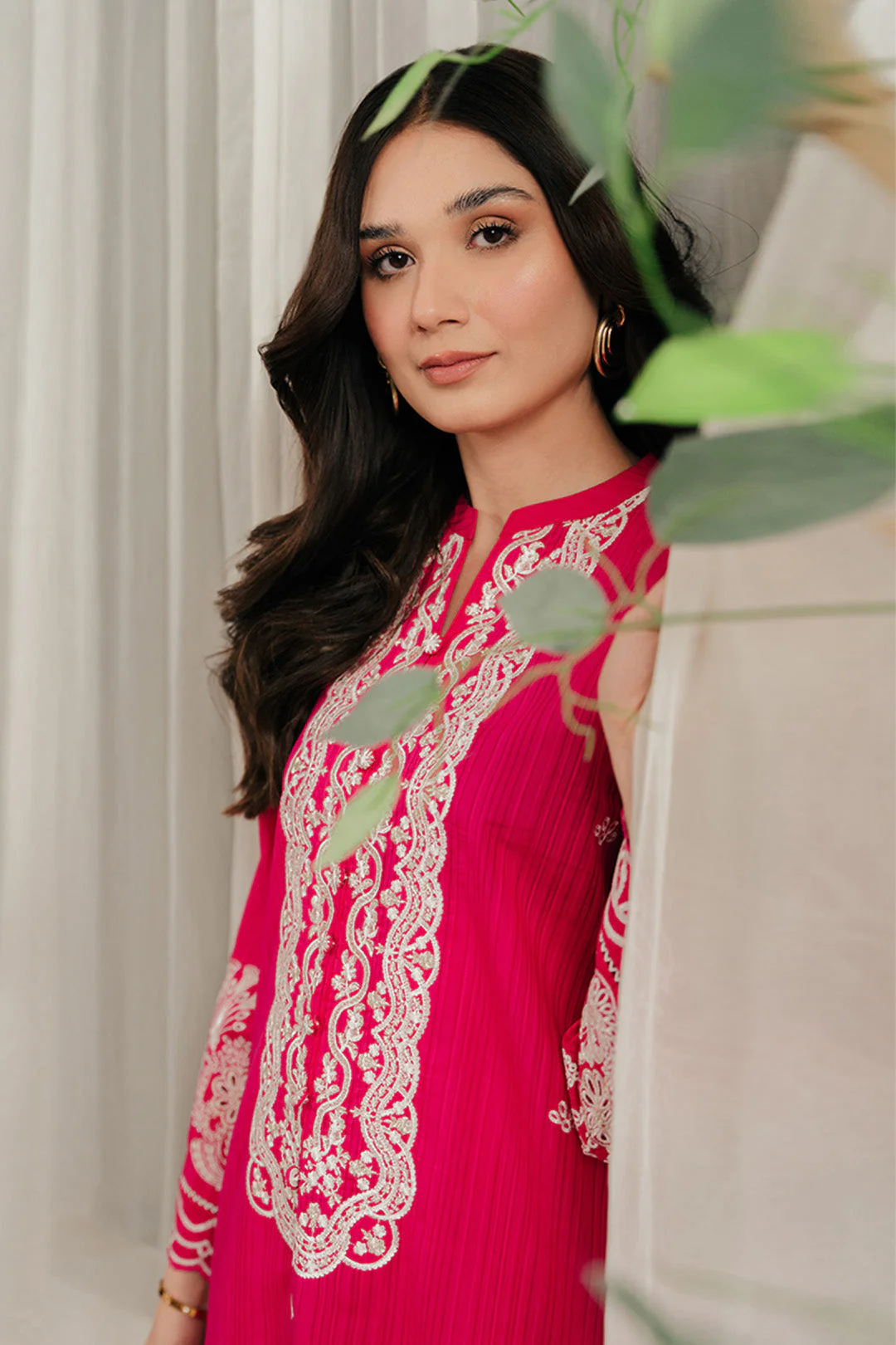 Embroidered Kurta Trouser - 0890 - Image 6