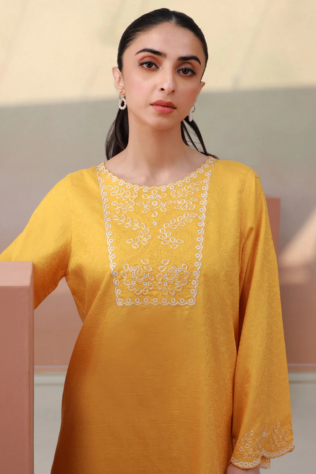 Embroidered Kurta Trouser - 1178