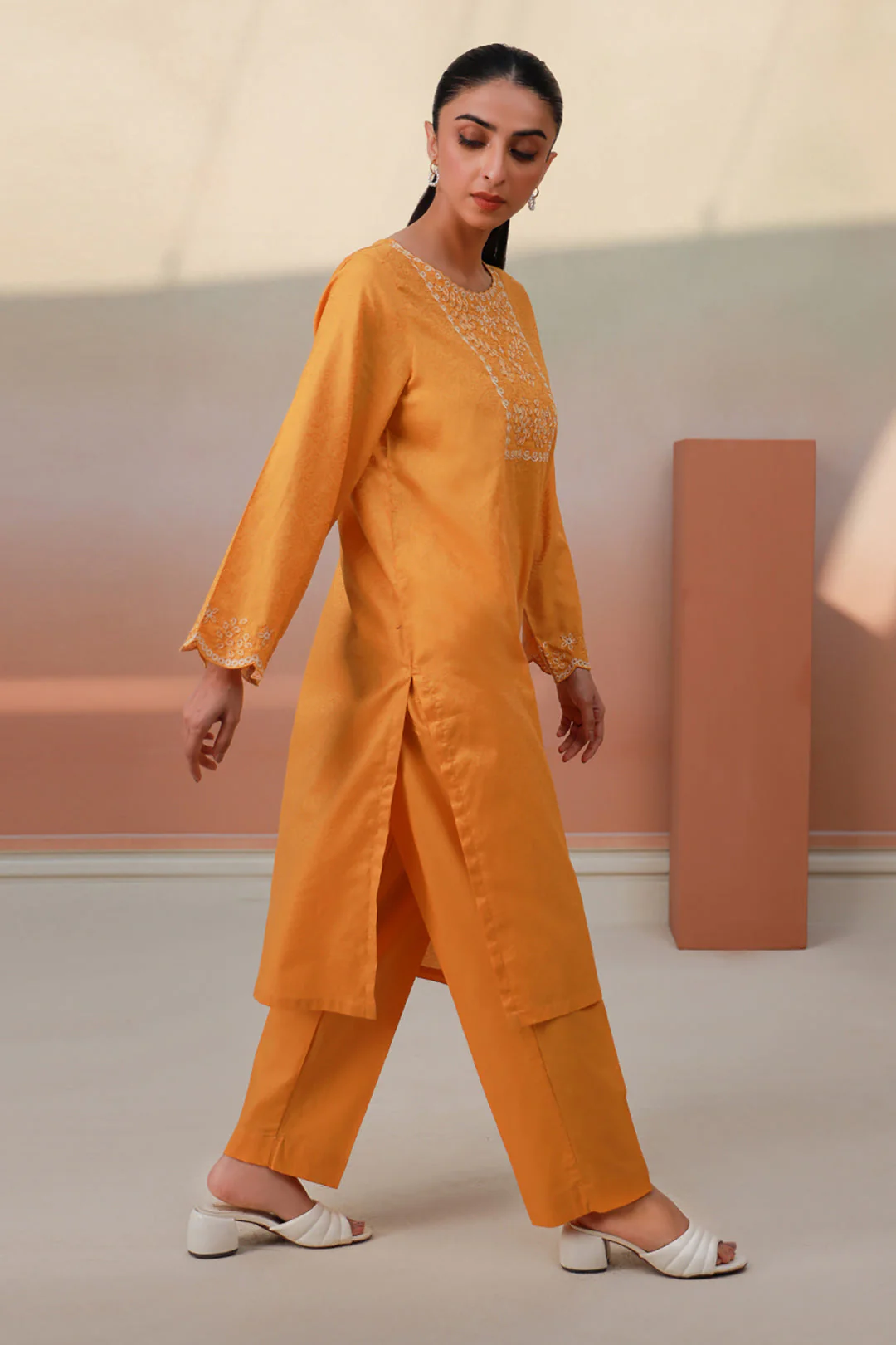 Embroidered Kurta Trouser - 1178 - Image 3