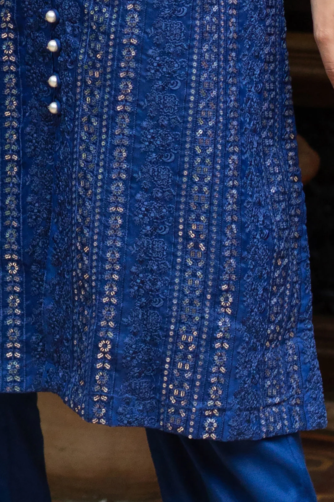 Embroidered Kurta Trouser - 3236 - Image 5