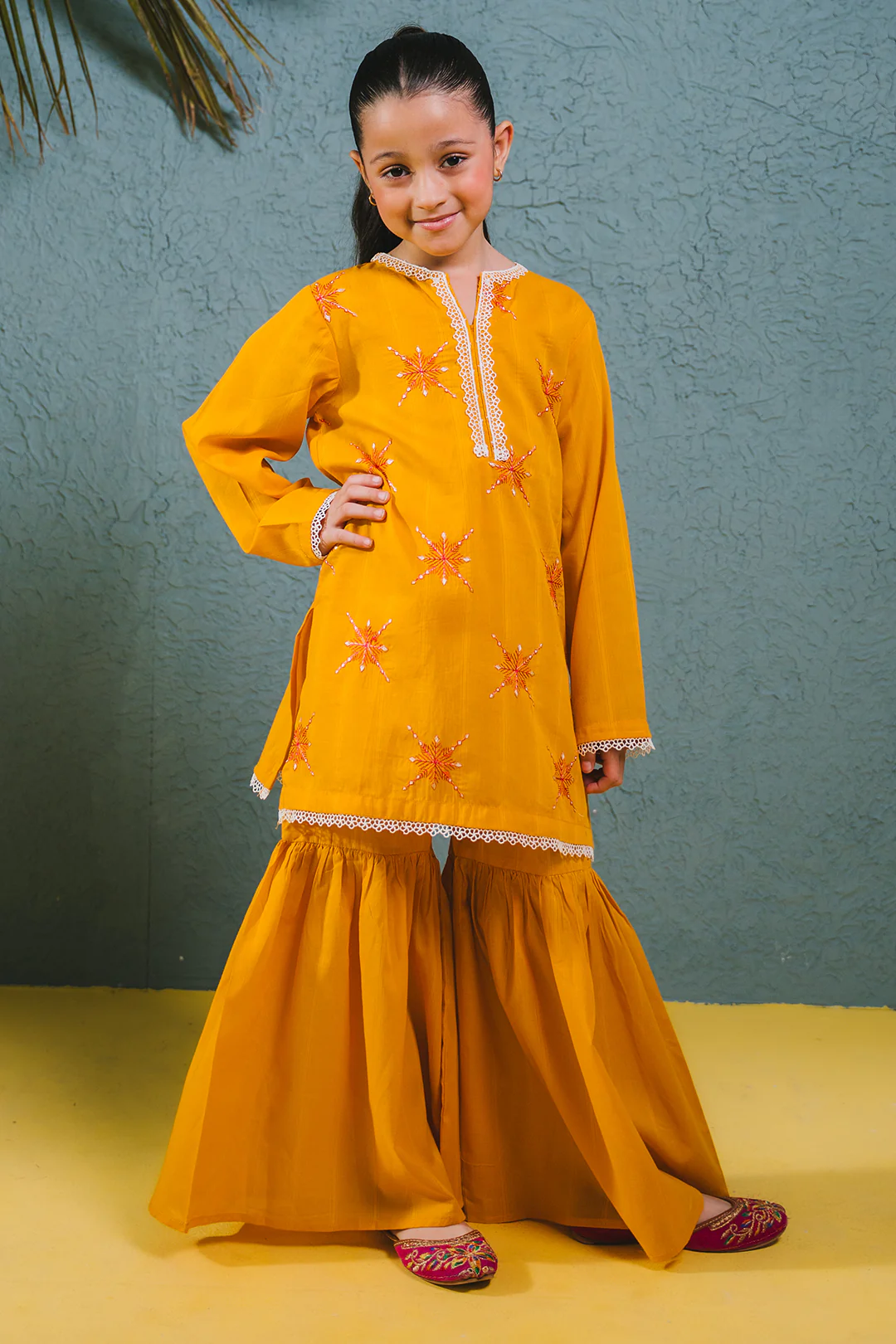 Embroidered Kurta Trouser - 2465 - Image 2