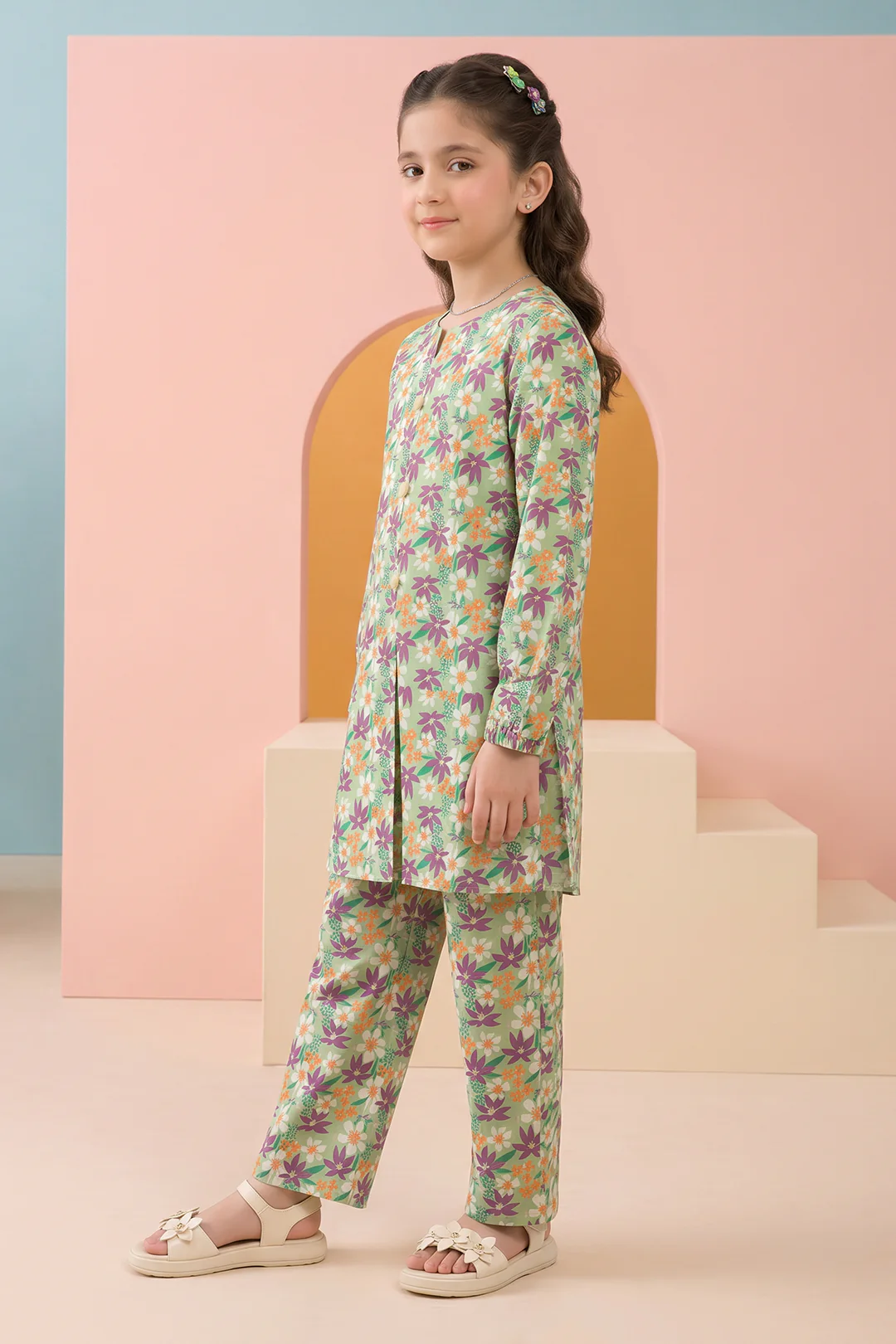 Embroidered Kurta Trouser - 2469 - Image 5