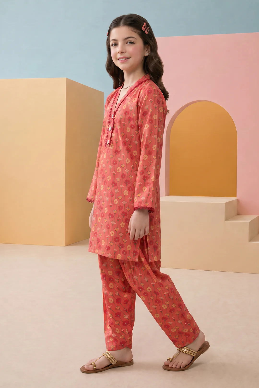 Kurta Trouser - 2613 - Image 5