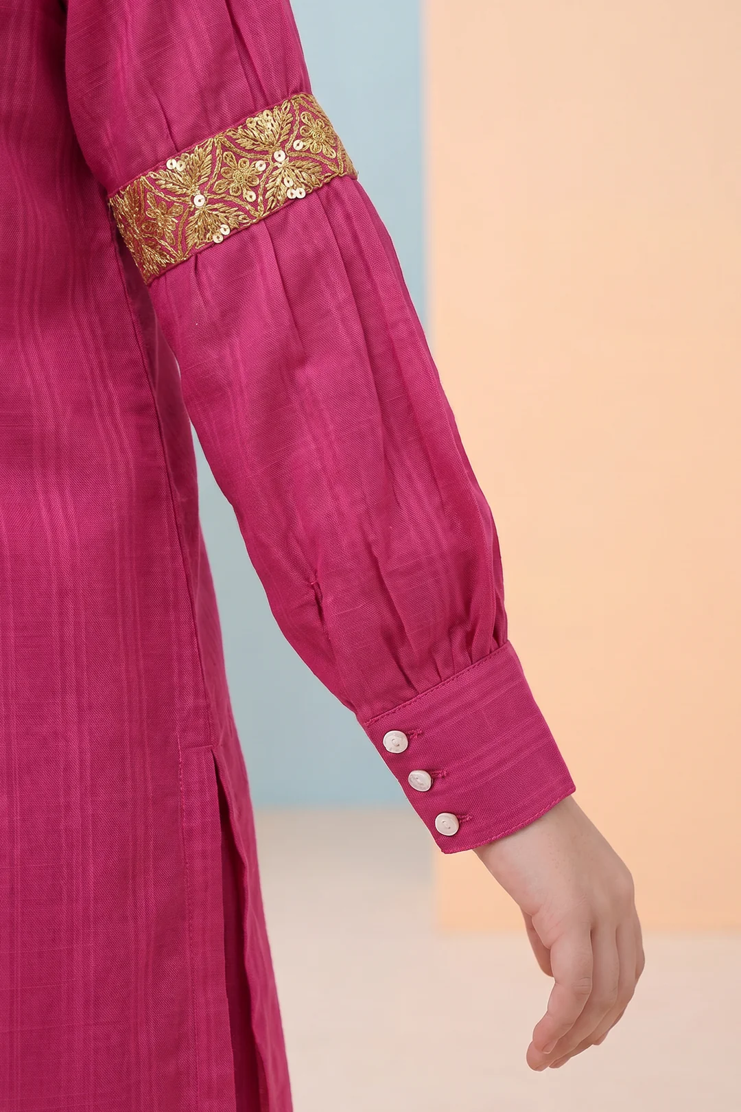 Embroidered Kurta Trouser - 2446 - Image 4