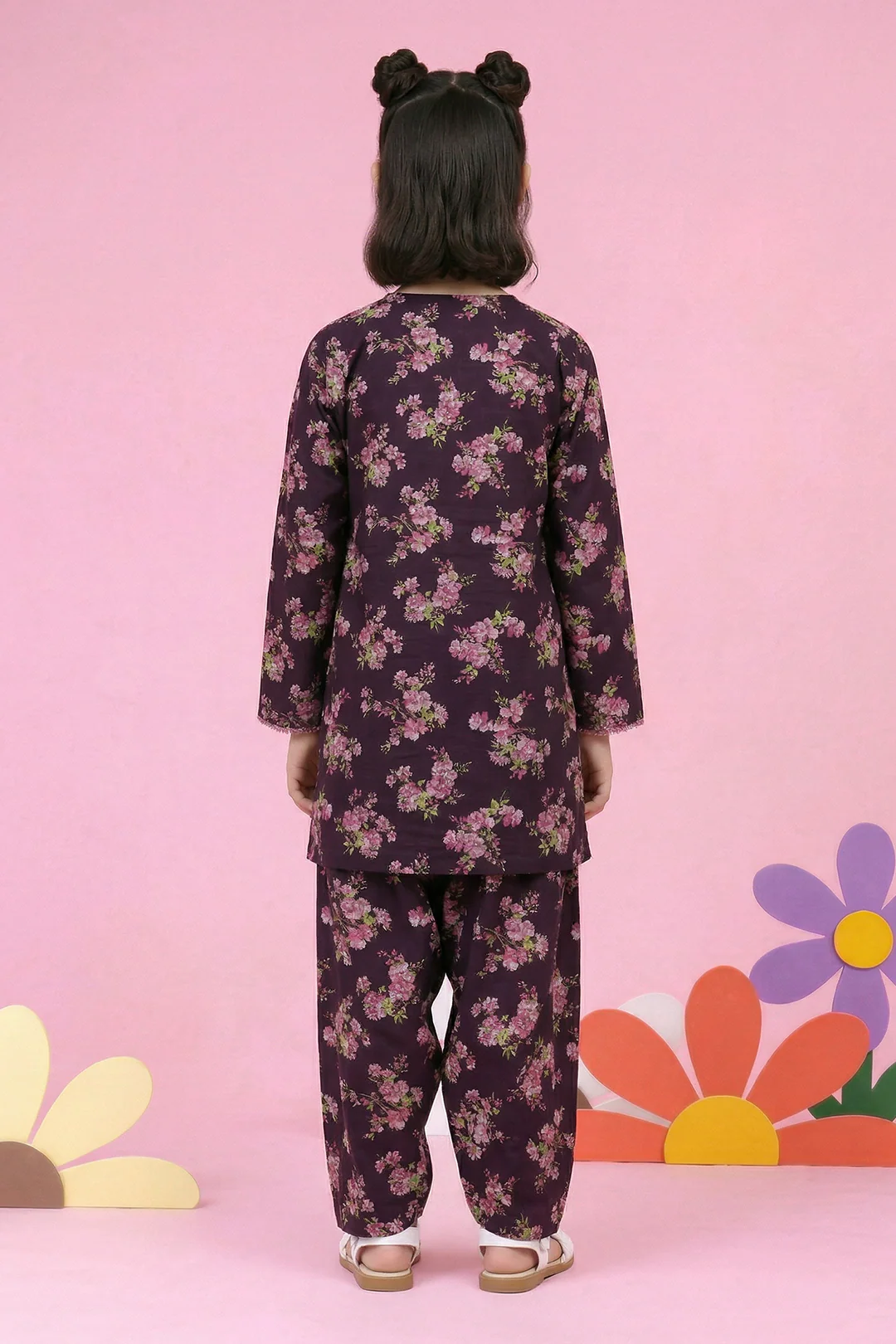 Embroidered Kurta Trouser - 2451 - Image 6