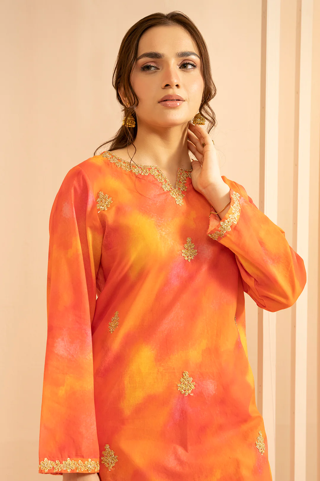 Embroidered Kurta Trouser - 2887 - Image 5
