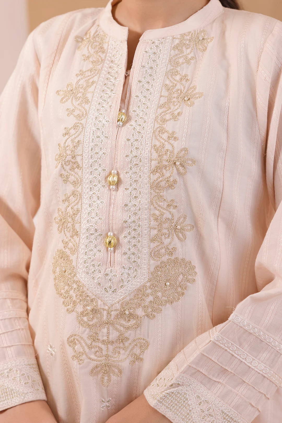 Embroidered Kurta Trouser - 0886 - Image 4