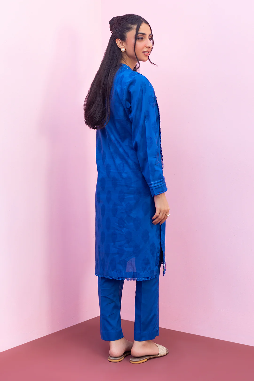 Embroidered Kurta Trouser - 1118 - Image 5