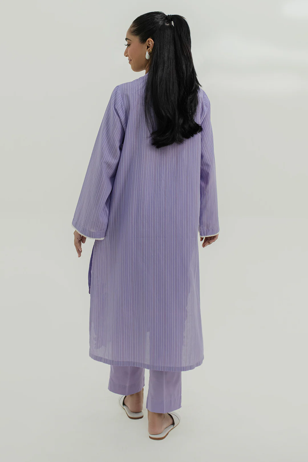 Embroidered Kurta Trouser - 1736 - Image 7