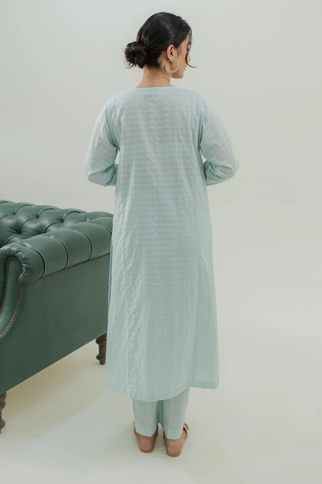 Embroidered Kurta Trouser - 1766 - Image 7