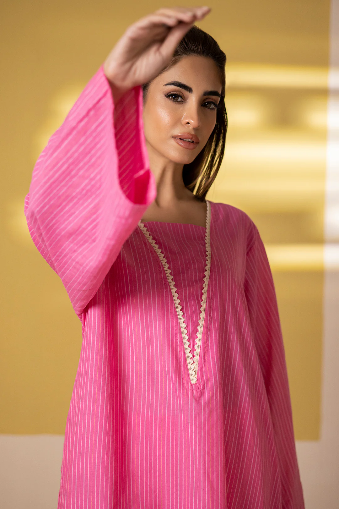 Embroidered Kurta Trouser - 2094 - Image 4