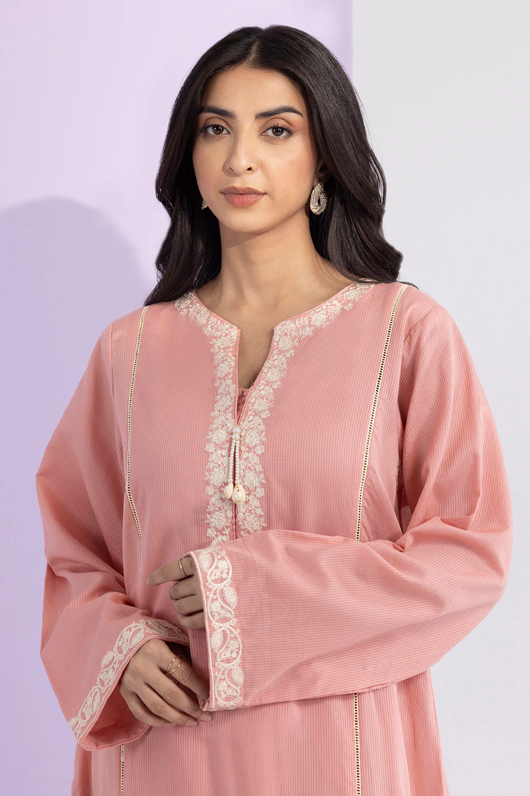 Embroidered Kurta Trouser - 2127 - Image 2