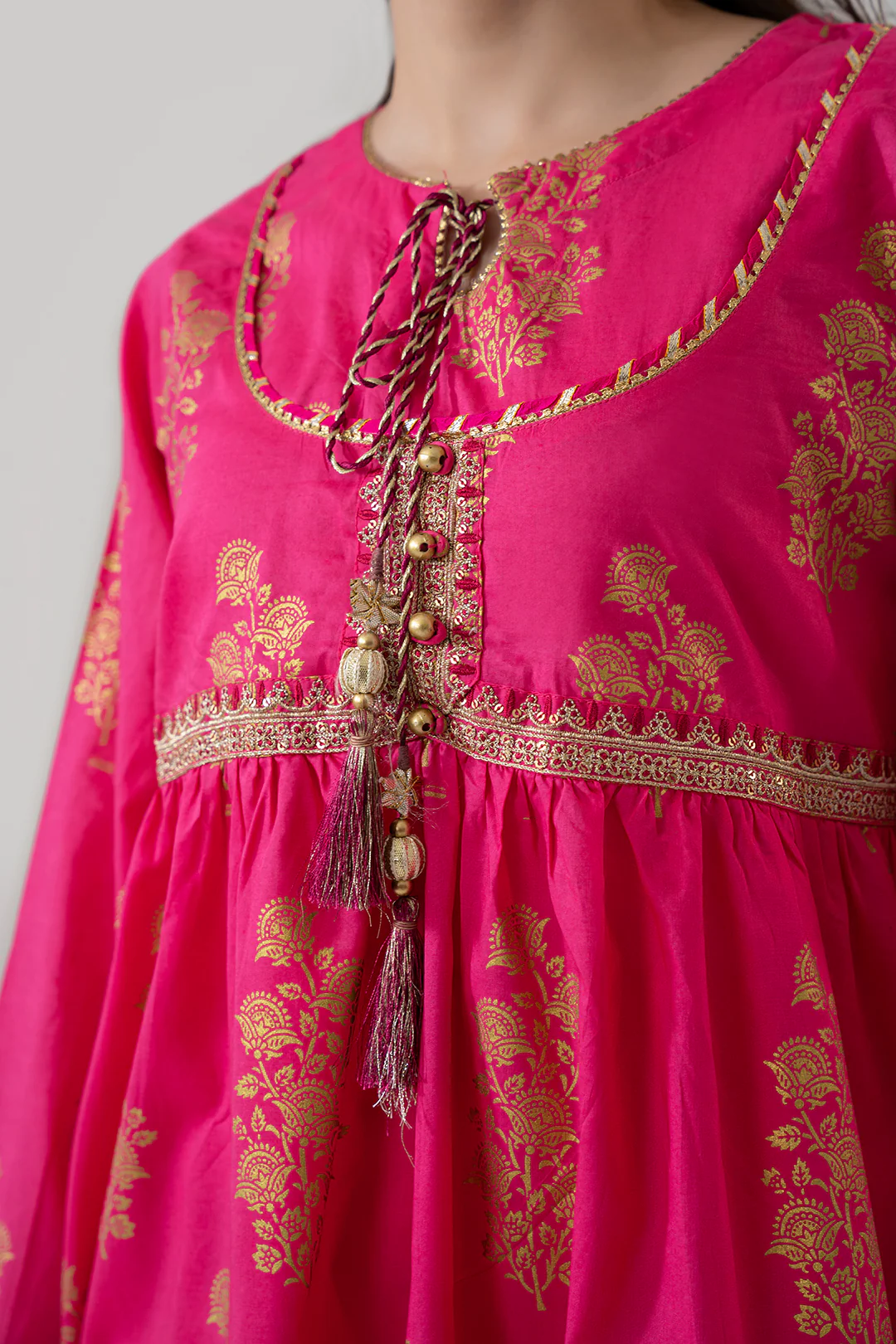 Embroidered Kurta Trouser - 1484 - Image 5