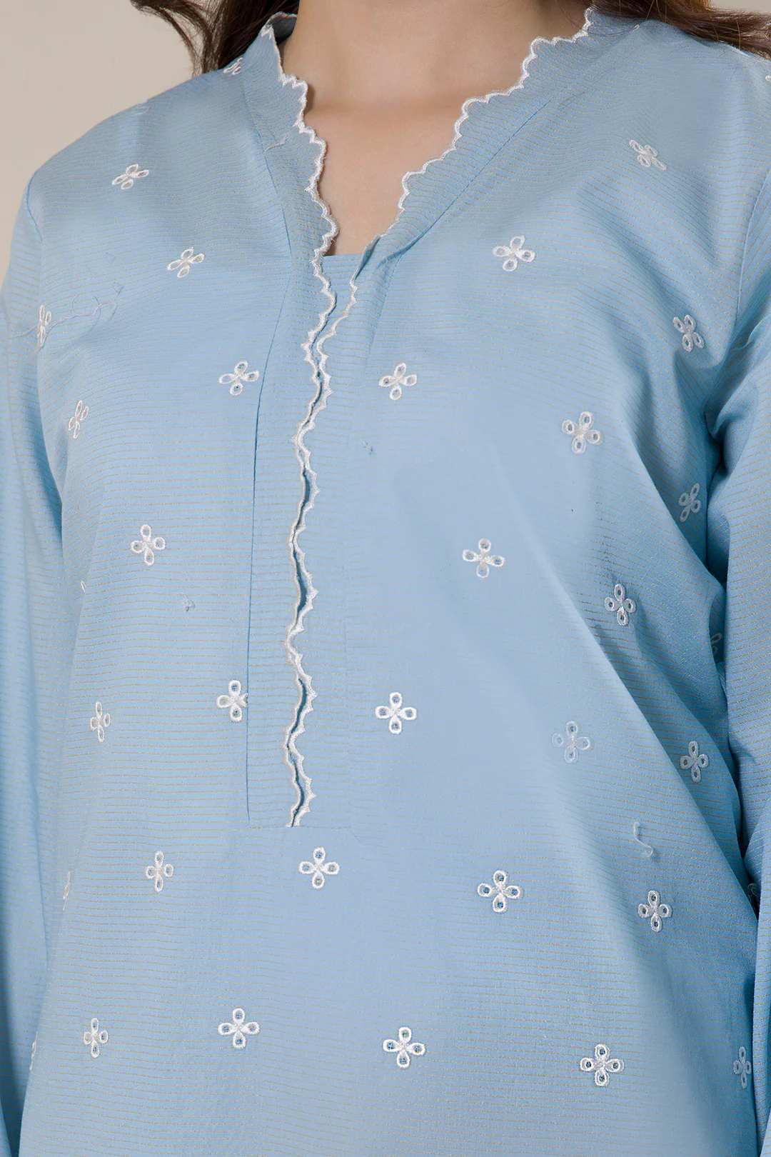 Embroidered Kurta Trouser - 1485 - Image 6