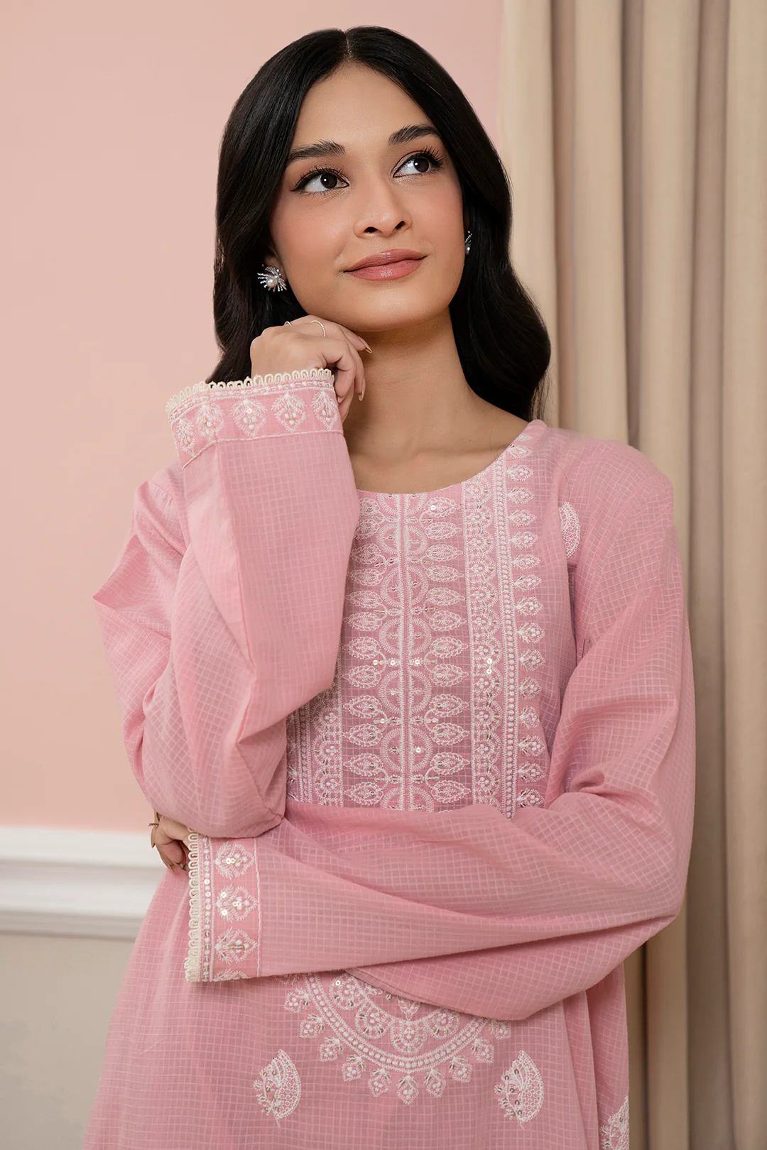 Embroidered Kurta Trouser - 1571 - Image 2