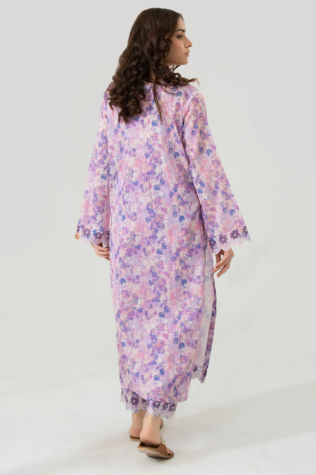 Embroidered Kurta Trouser - 1688 - Image 4