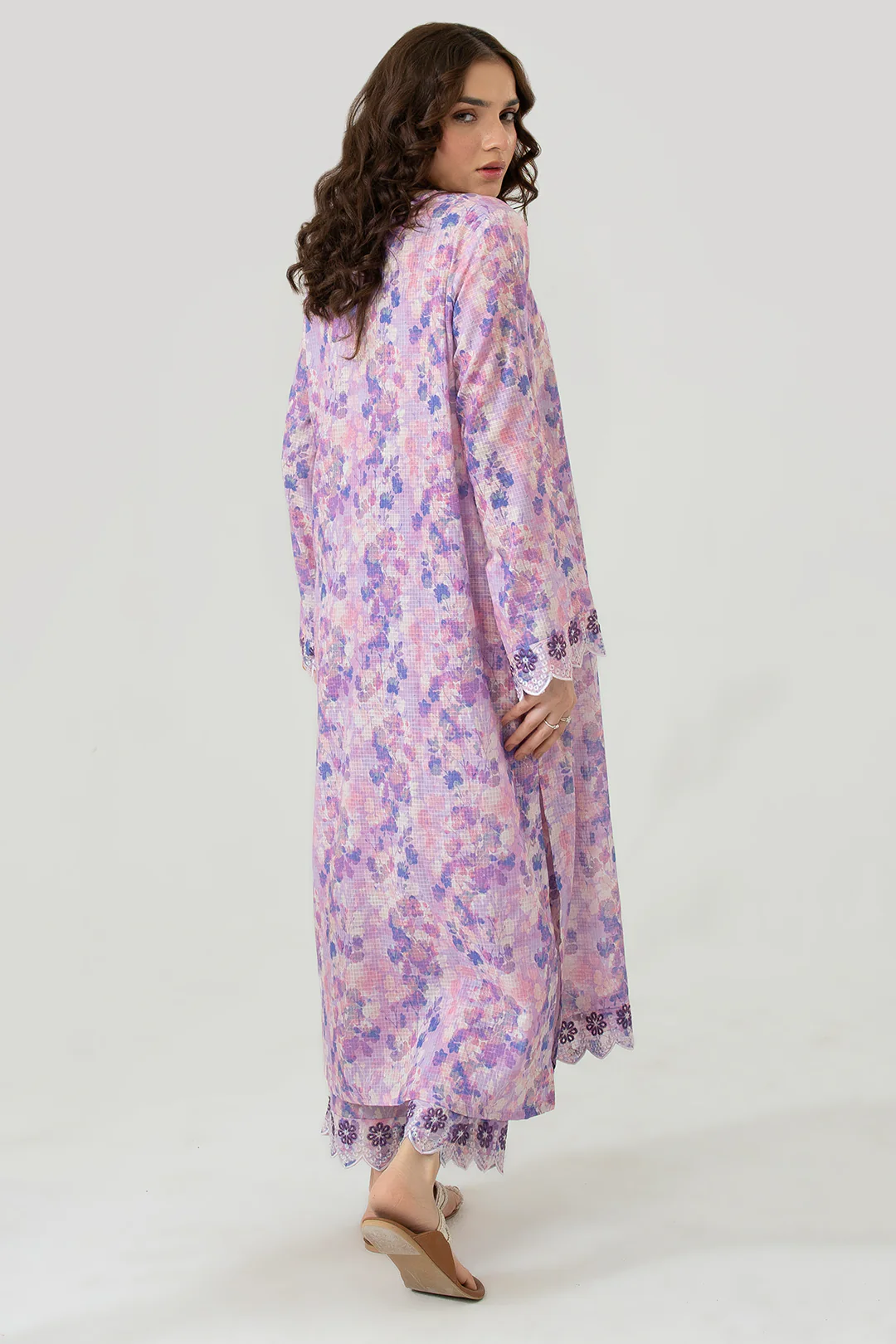 Embroidered Kurta Trouser - 1688 - Image 5