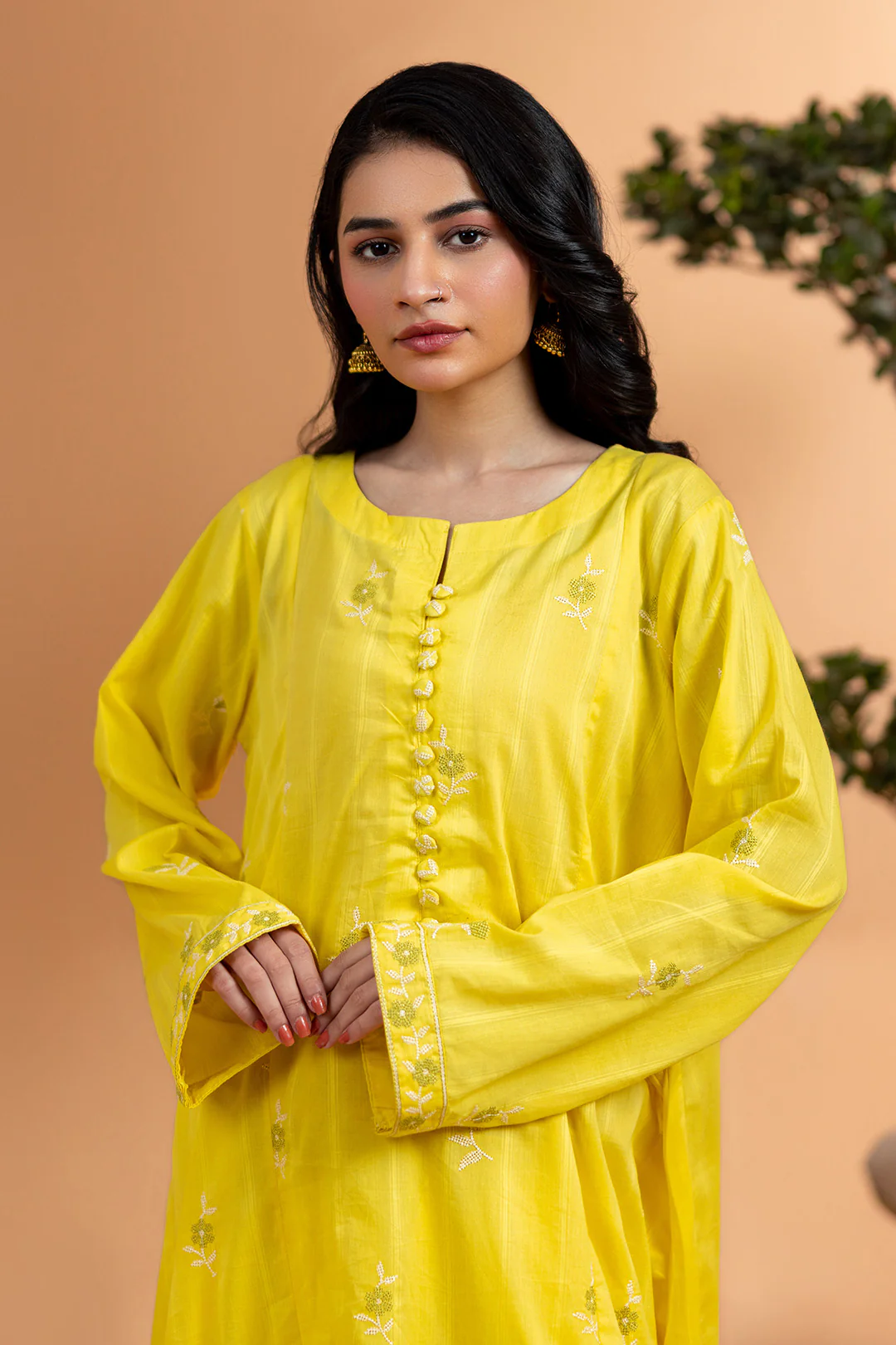 Embroidered Kurta Trouser - 1690 - Image 2