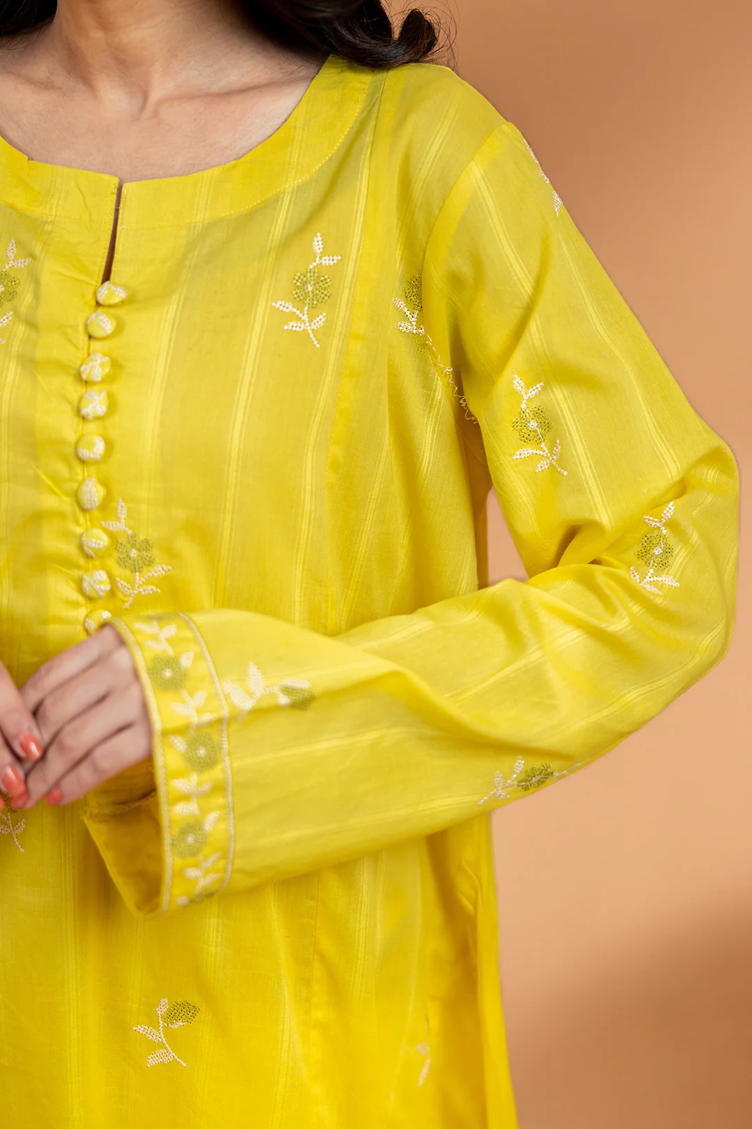 Embroidered Kurta Trouser - 1690 - Image 4