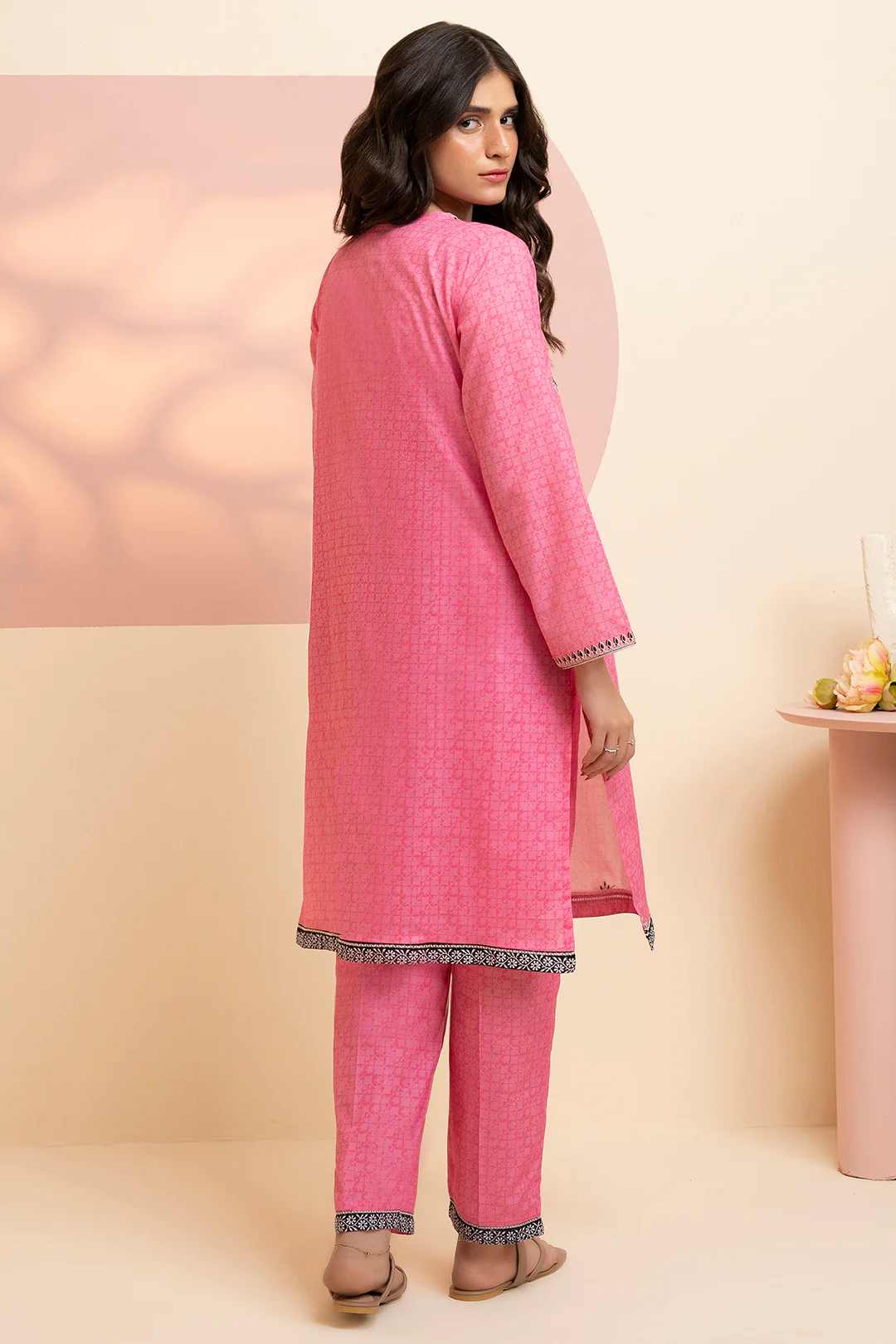 Embroidered Kurta Trouser - 1771 - Image 8