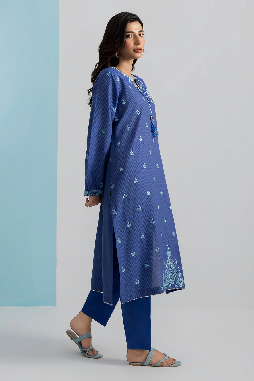 Embroidered Kurta Trouser - 1772 - Image 3