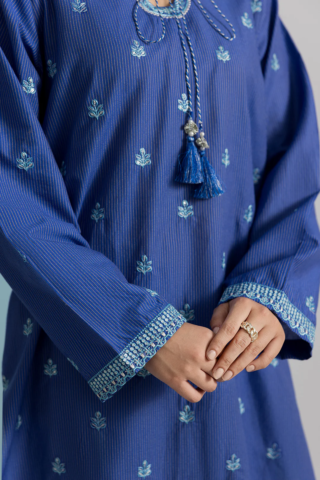 Embroidered Kurta Trouser - 1772 - Image 5