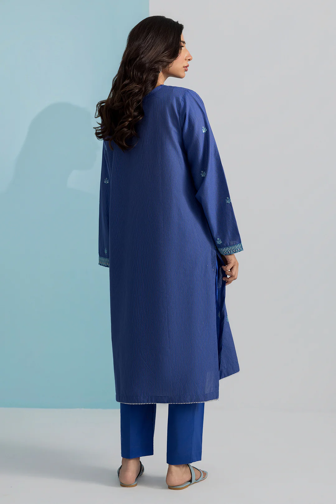 Embroidered Kurta Trouser - 1772 - Image 7