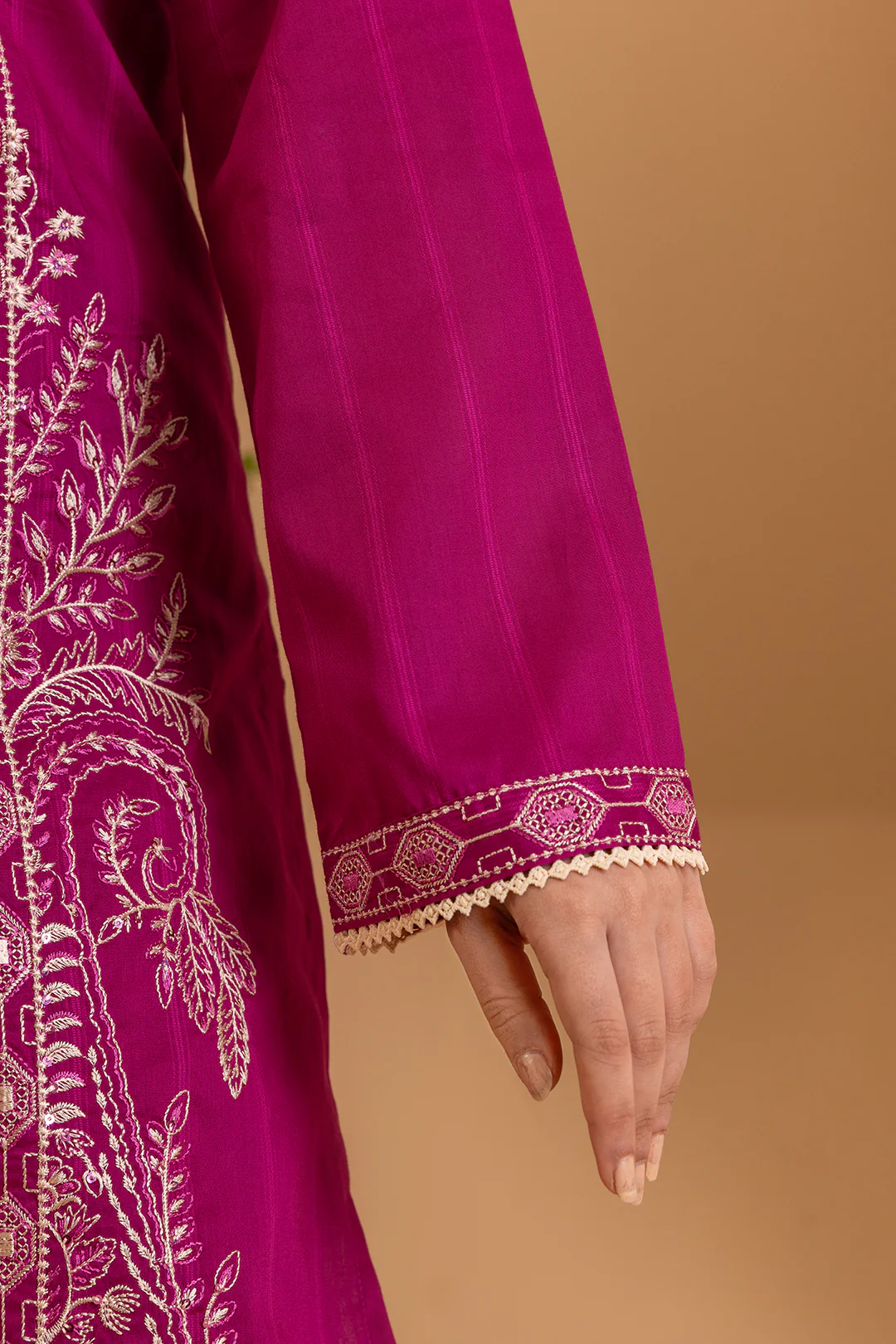 Embroidered Kurta Trouser - 1820 - Image 7