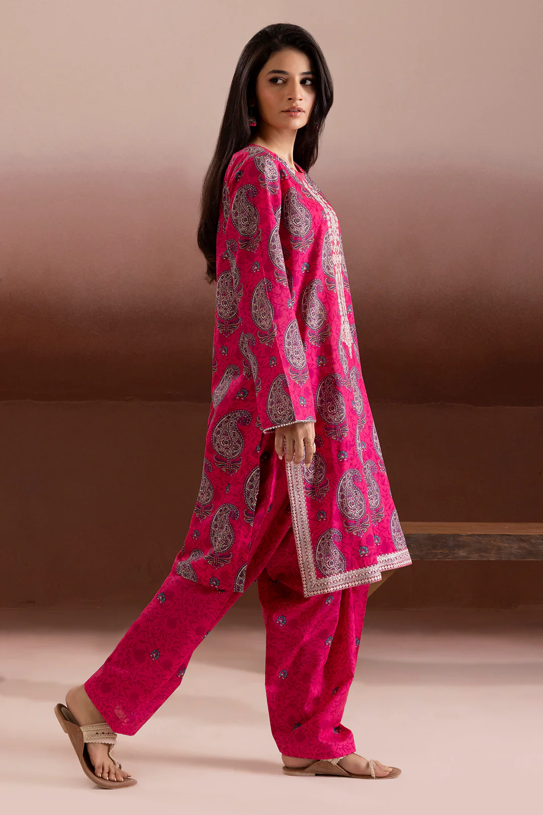Embroidered Kurta Trouser - 1822 - Image 5