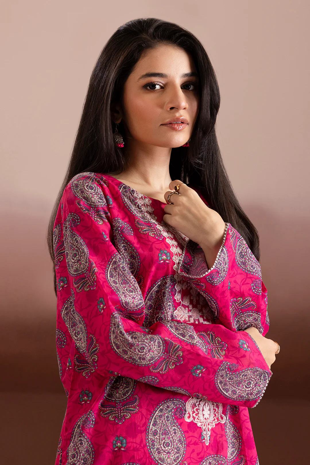 Embroidered Kurta Trouser - 1822 - Image 6