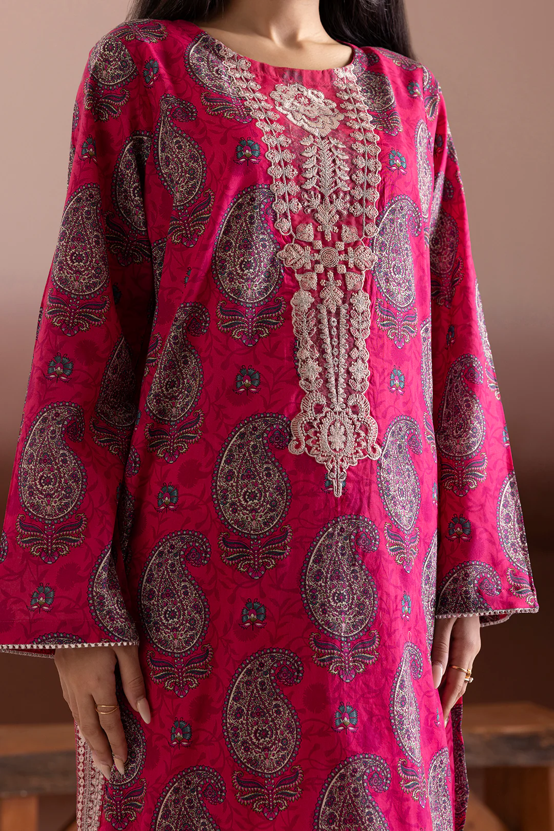 Embroidered Kurta Trouser - 1822 - Image 9