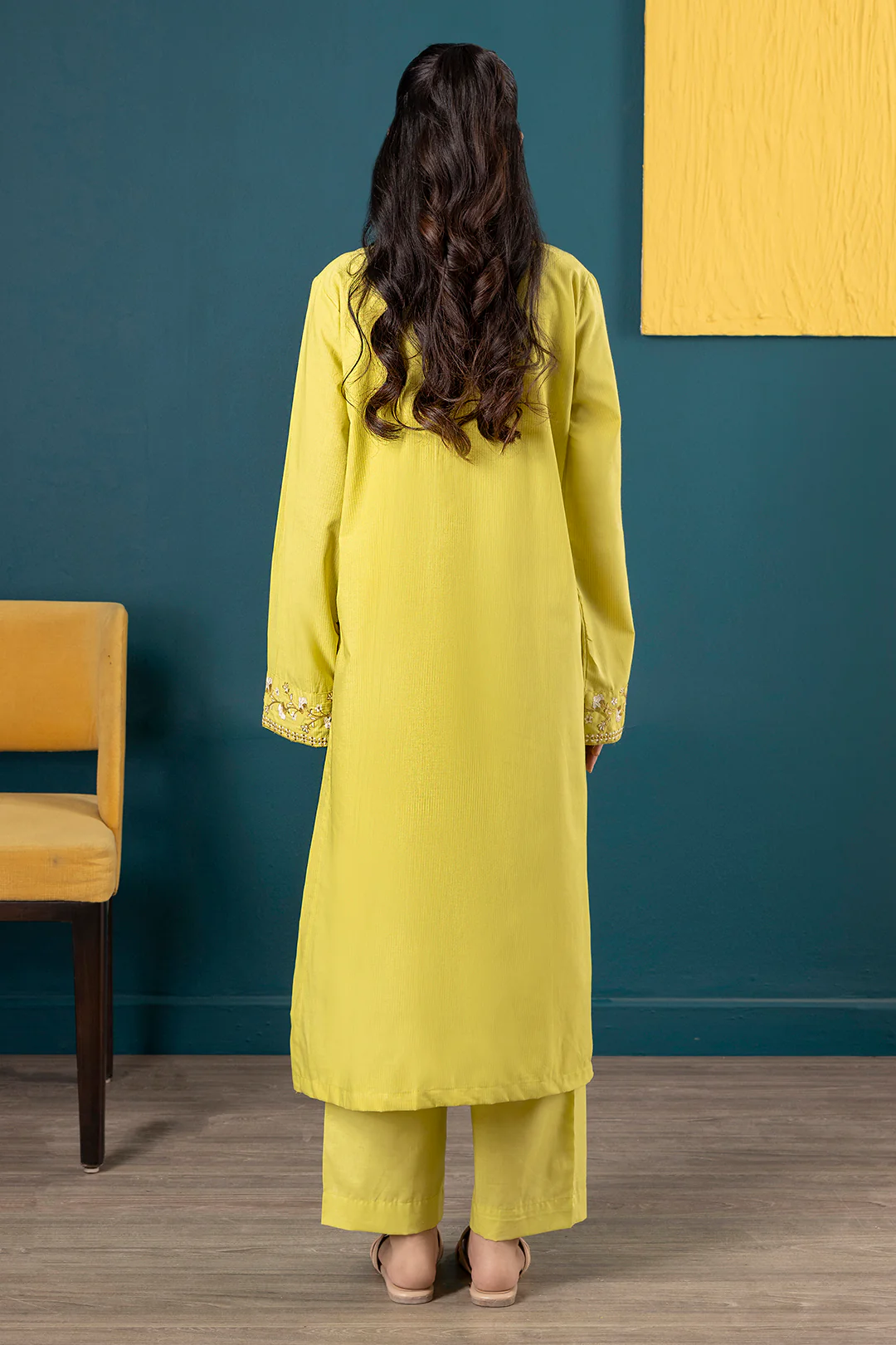 Embroidered Kurta Trouser - 2014 - Image 10