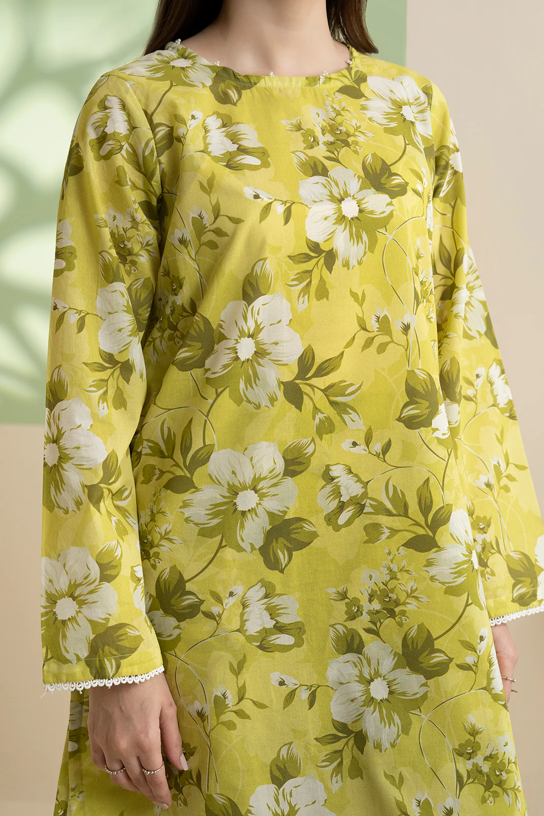 Embroidered Kurta Trouser - 2187 - Image 6