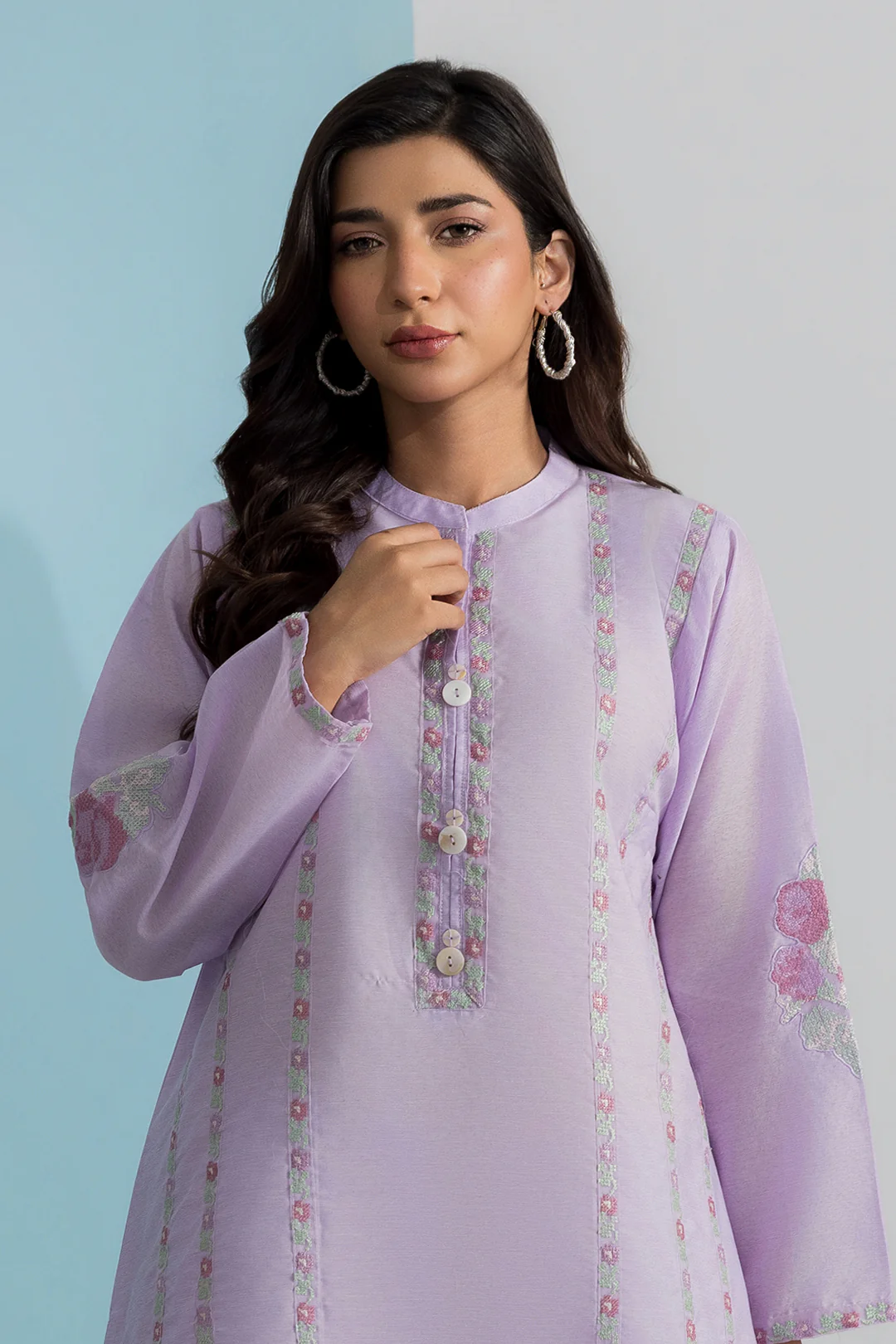 Embroidered Kurta Trouser - 2529 - Image 2