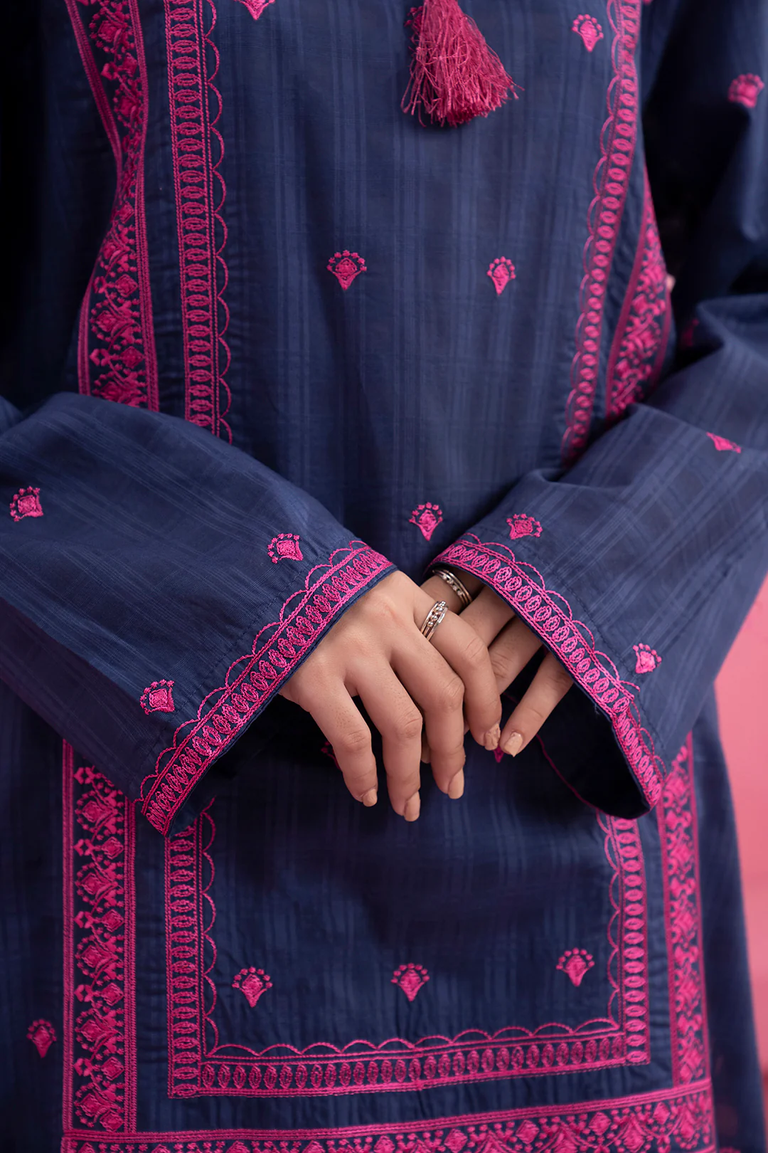 Embroidered Kurta Trouser - 2531 - Image 6