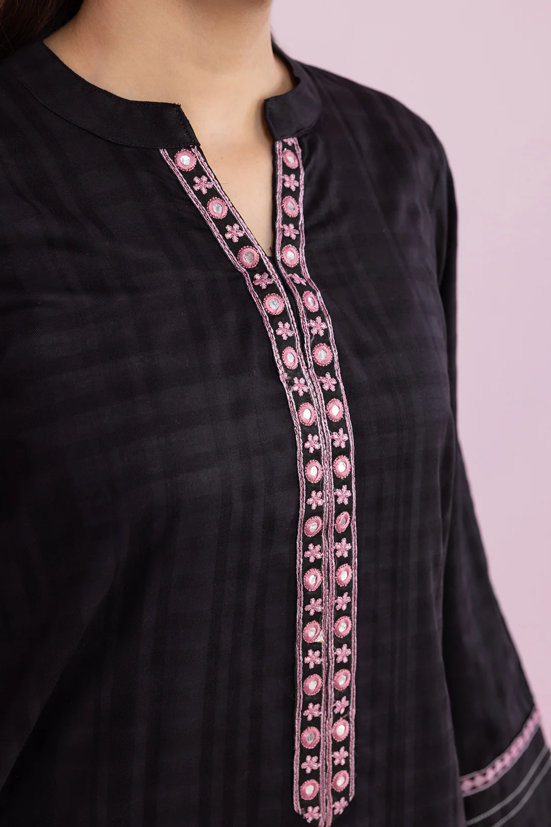 Embroidered Kurta Trouser - 2563 - Image 3