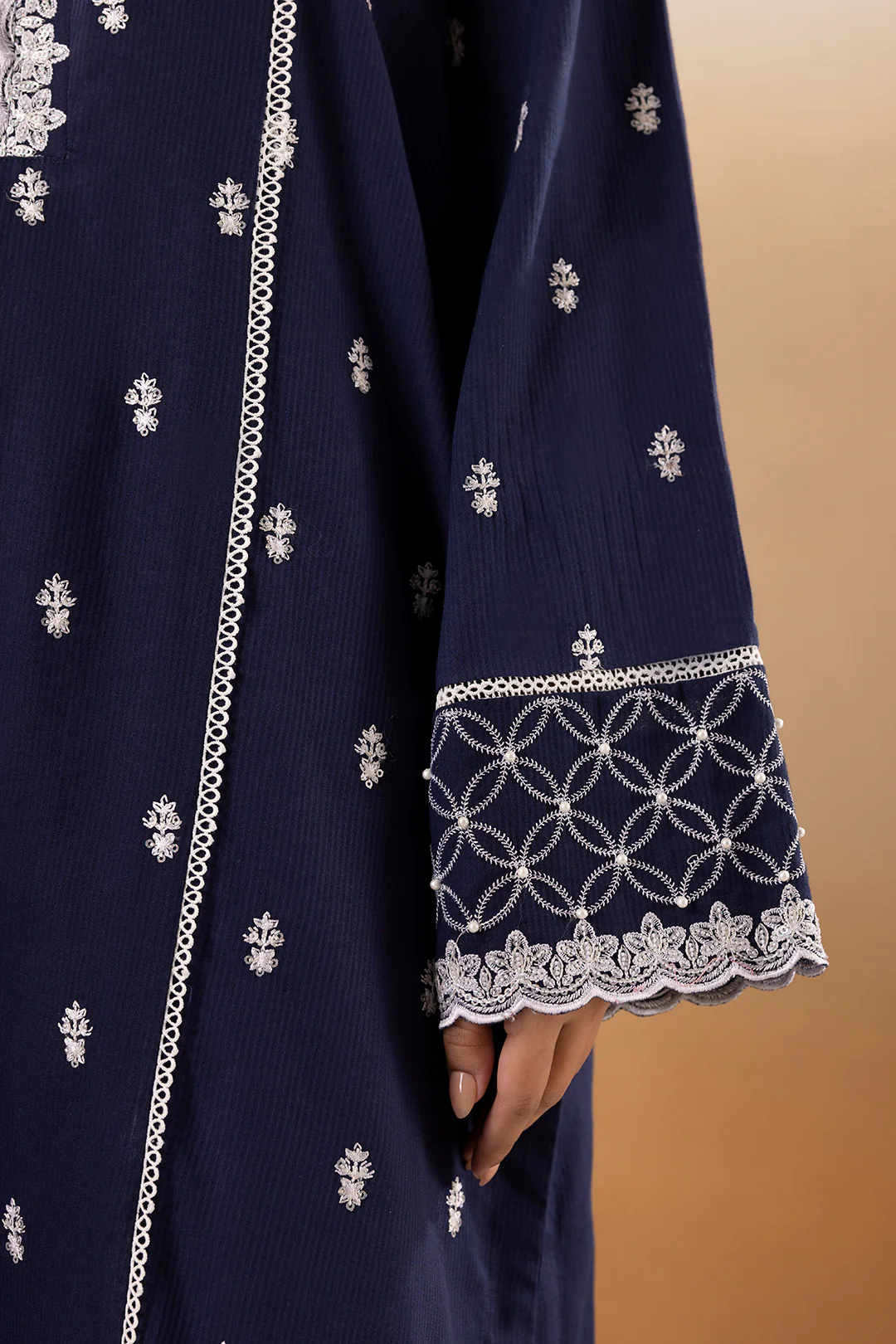 Embroidered Kurta Trouser - 2569 - Image 6