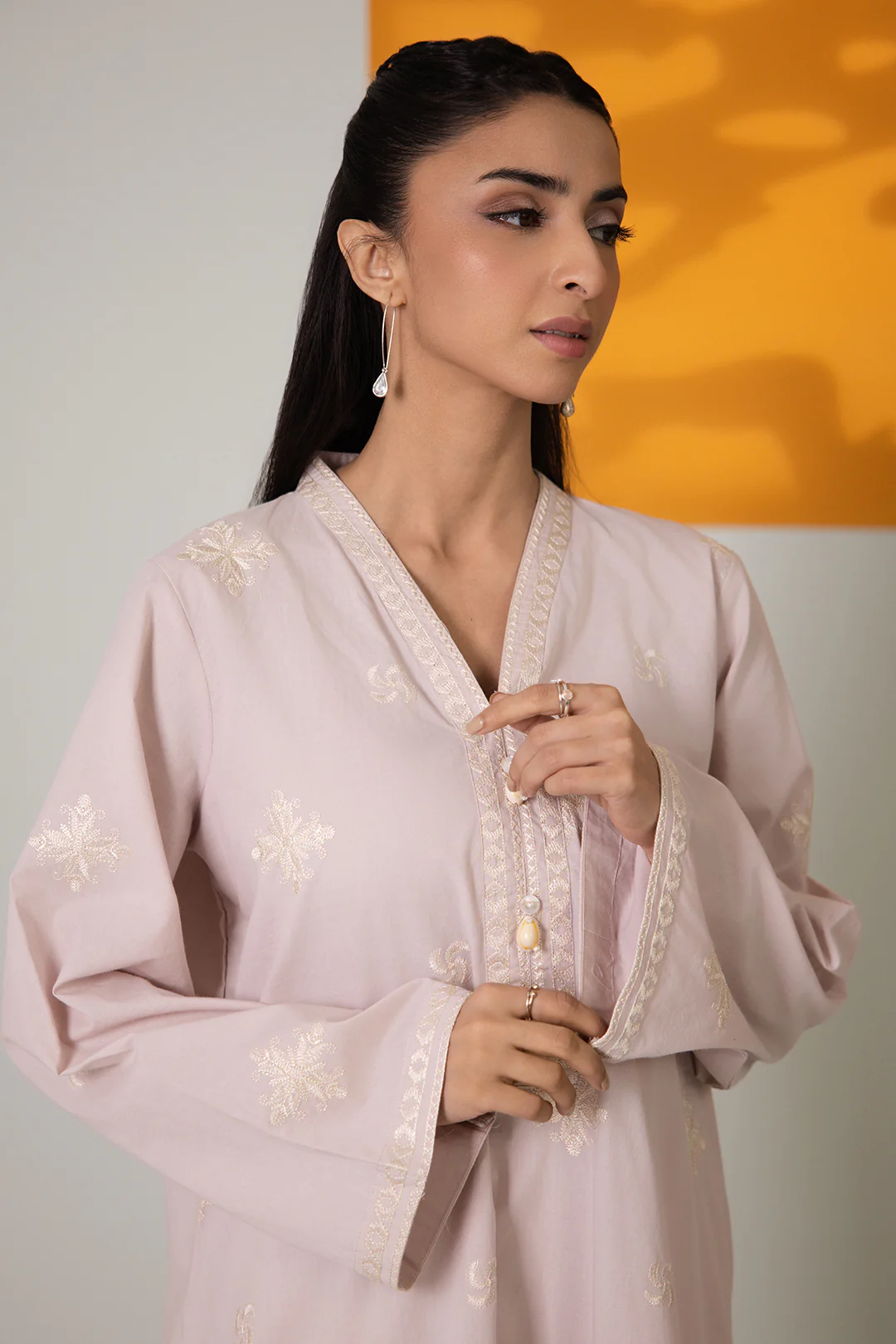 Embroidered Kurta Trouser - 2573 - Image 2