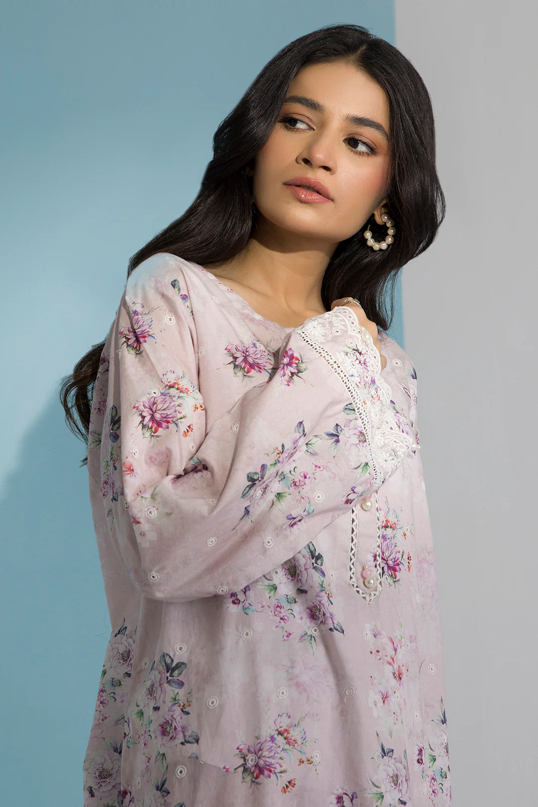 Embroidered Kurta Trouser - 2594 - Image 4