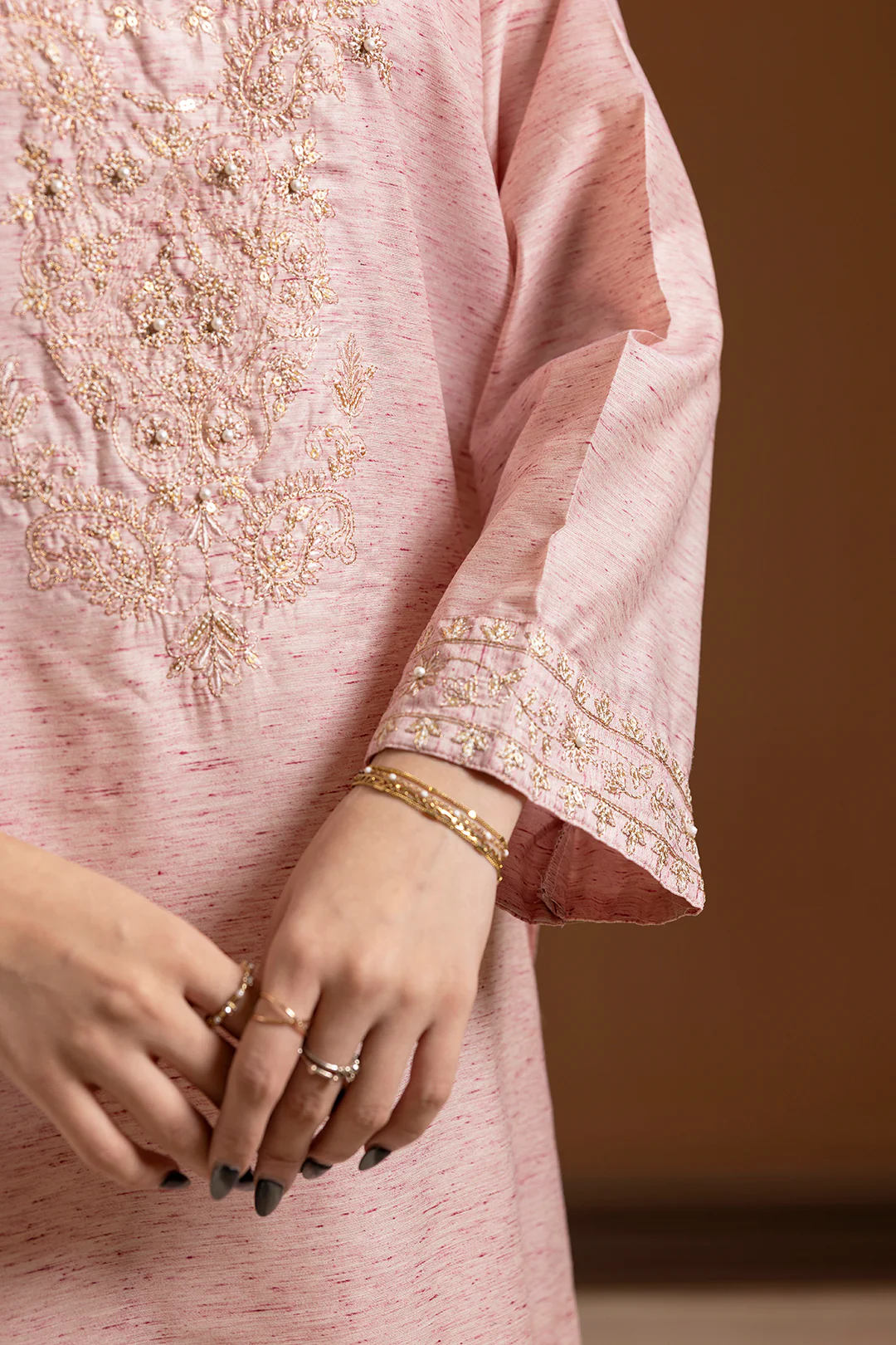 Embroidered Kurta Trouser - 2629 - Image 7