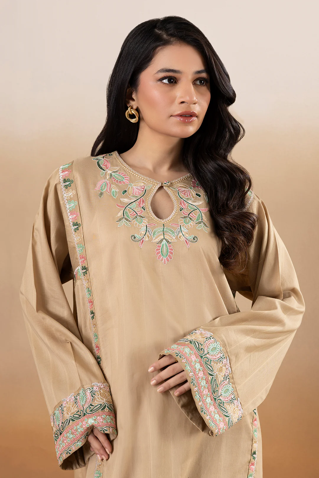 Embroidered Kurta Trouser - 2675 - Image 2